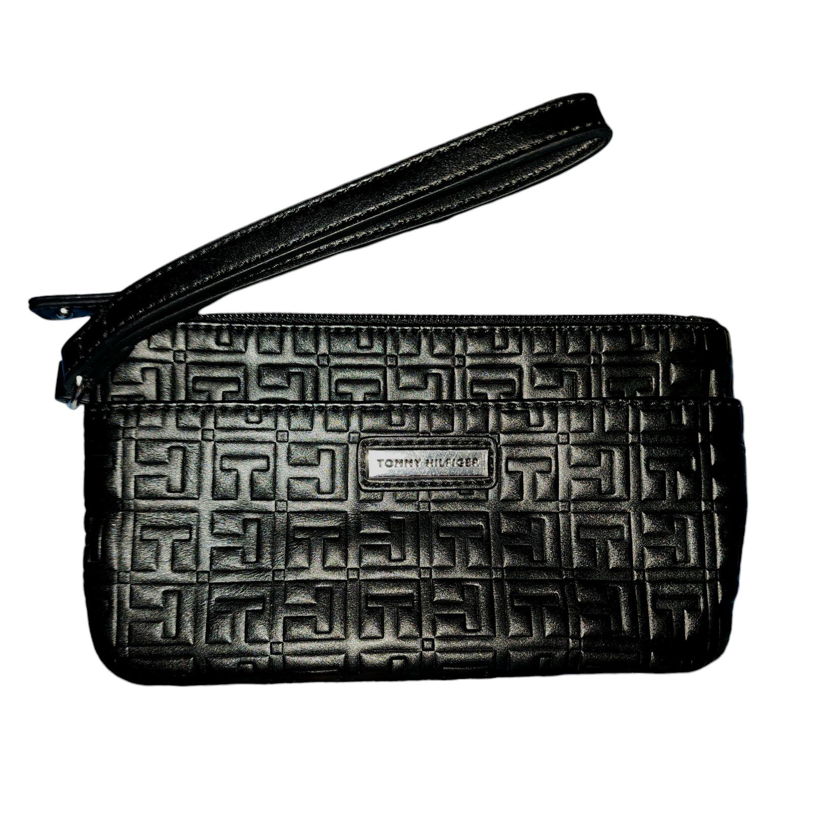 Tommy Hilfiger Tommy Hilfiger Women Black Large Wristlet Wallet Clutch Bag Size ONE SIZE - 1 Thumbnail