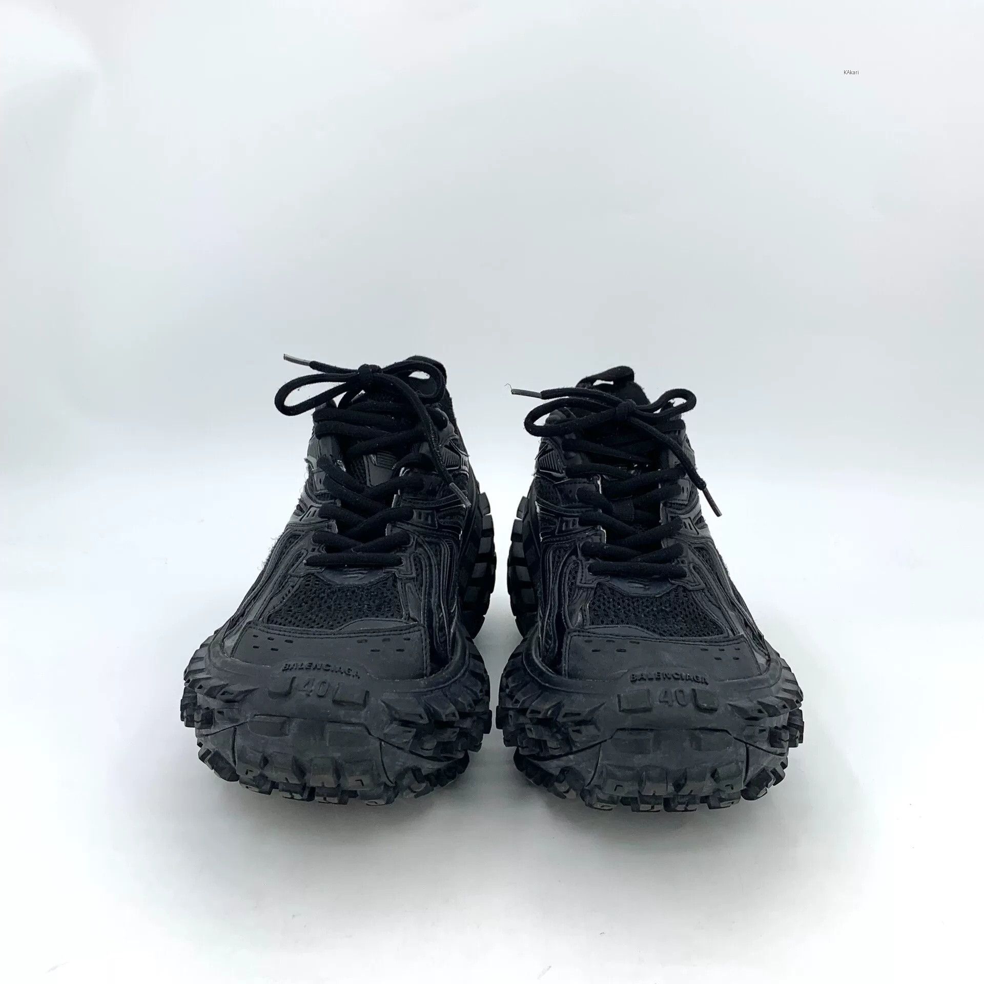 Balenciaga Balenciaga Bouncer Black Vintage Thick Sole Shoes Size US 8 / EU 41 - 3 Thumbnail