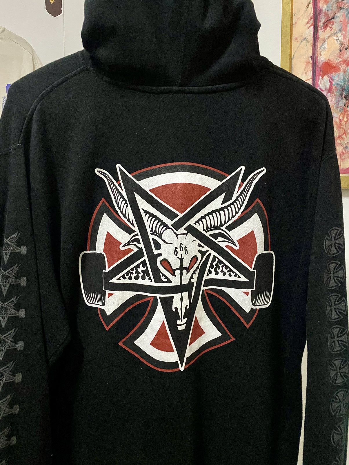 Independent Truck Co. Independent x Thrasher Pentagram hoodie shirt Size US M / EU 48-50 / 2 - 2 Thumbnail