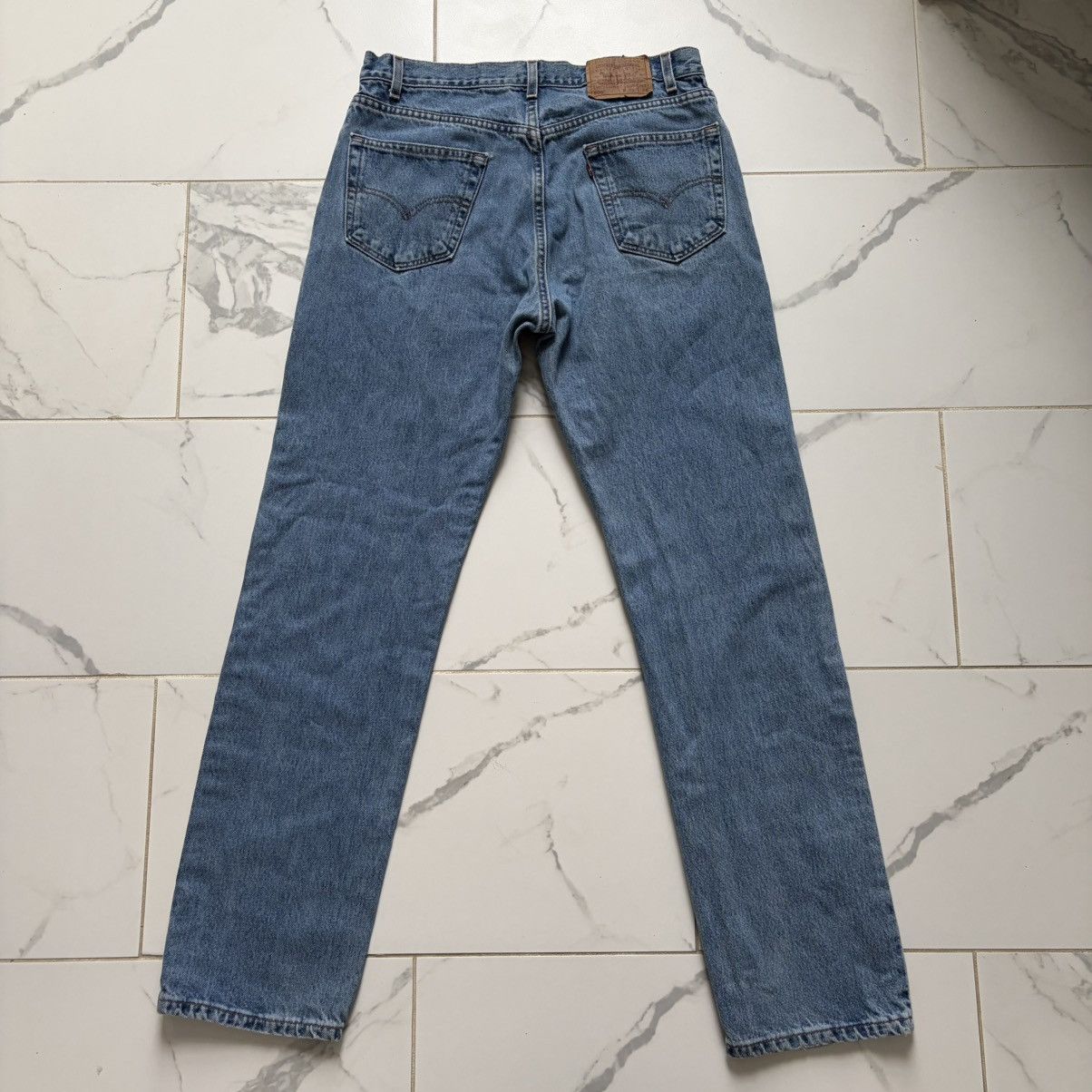 Levi's Vintage 1990s 90s Levi’s 505 Straight Leg Regular Fit Jeans Size US 36 / EU 52 - 2 Thumbnail