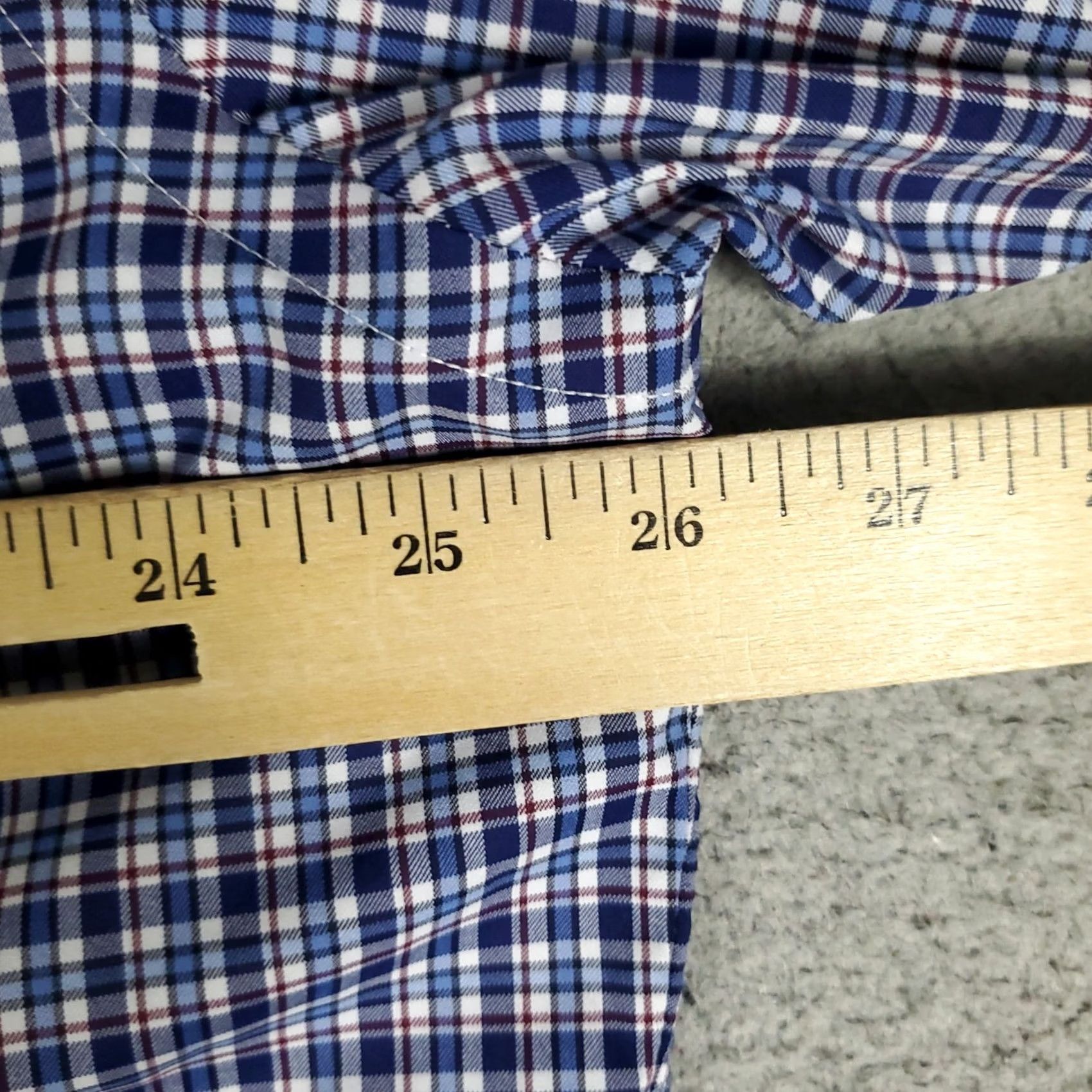 Ralph Lauren Ralph Lauren Shirt Mens XL Blue Plaid Nylon Button-Up Long Sleeve Polo Pony Logo Button-Down Casual Formal Workwear Vintage: No Size US XL / EU 56 / 4 - 5 Thumbnail