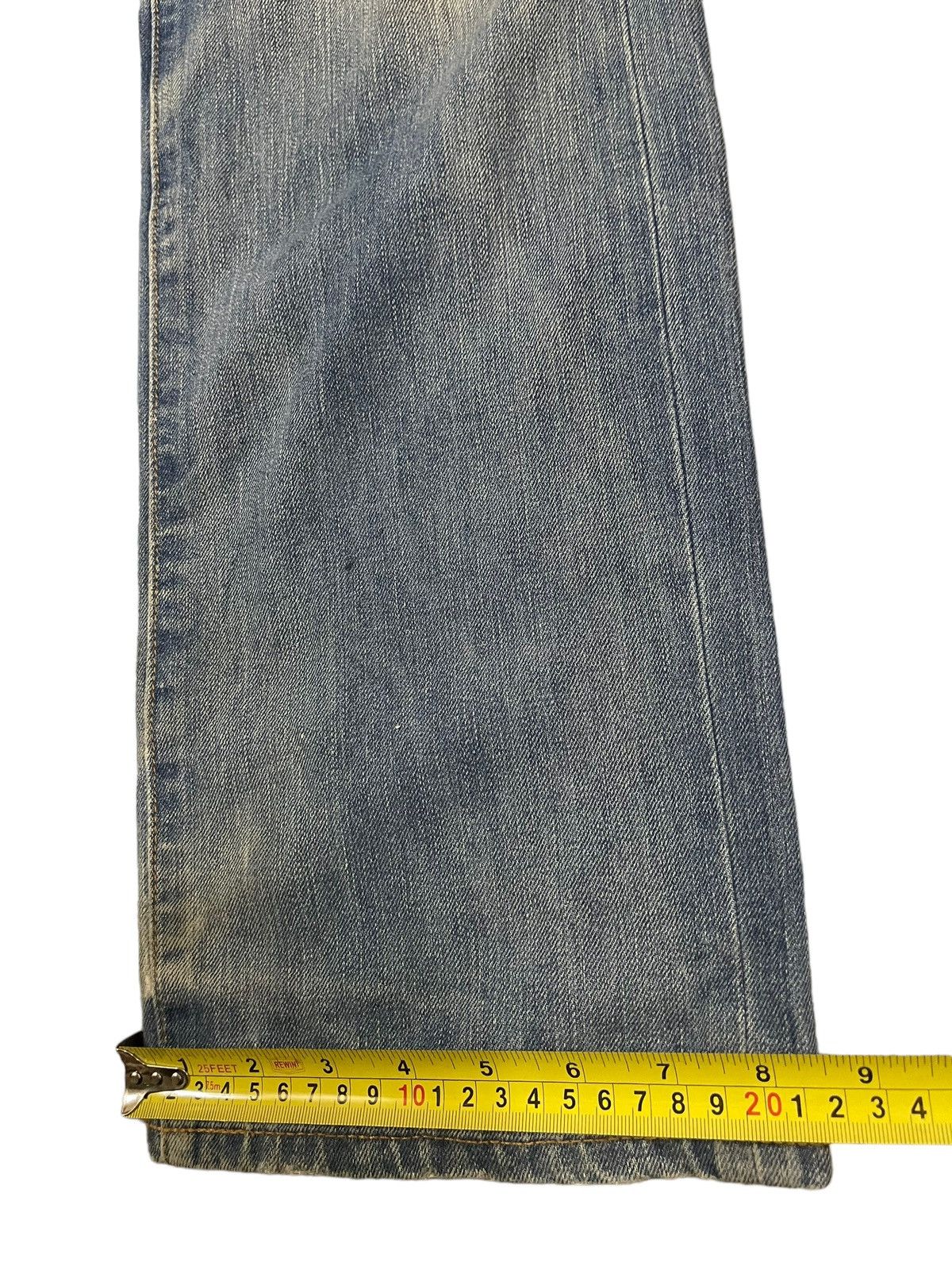 14th Addiction Vintage Japanese Brand Blue Wash Style Baggy Jeans Size US 31 - 14 Thumbnail