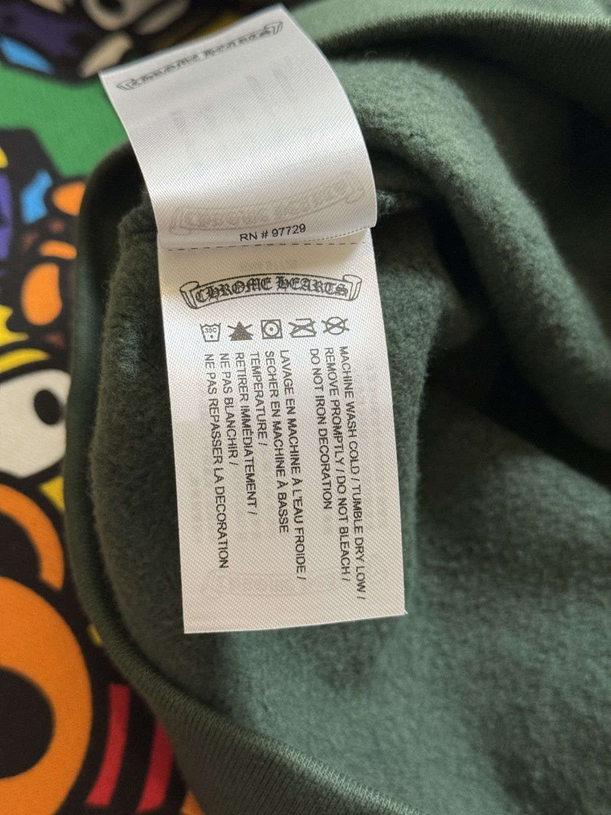 Chrome Hearts Chrome Hearts Green Script Logo Pullover Hoodie Size US L / EU 52-54 / 3 - 8 Thumbnail
