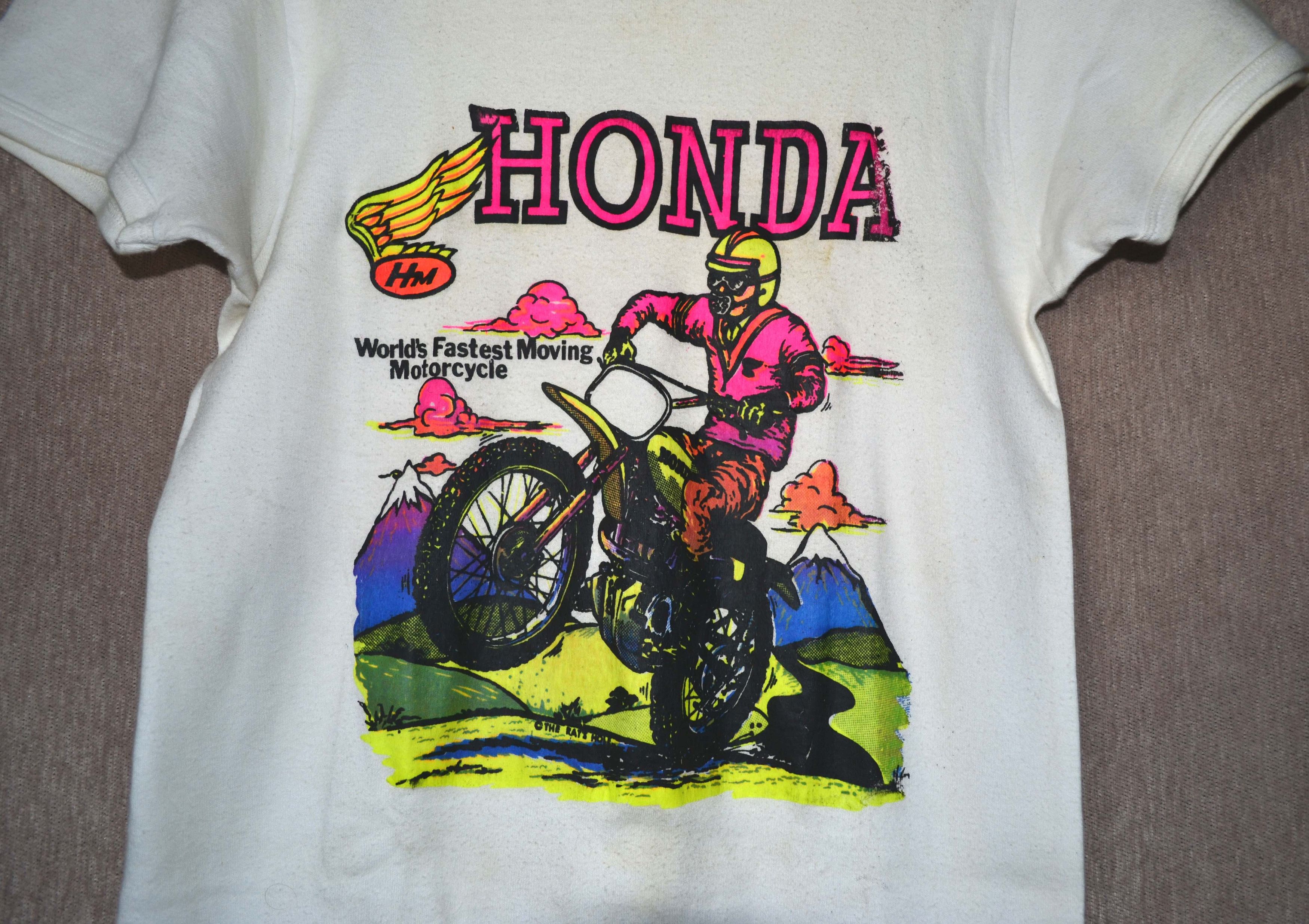 Honda Vintage 1970 Advertising The Rats Hole Honda Motocycle Size S / US 4 / IT 40 - 3 Thumbnail