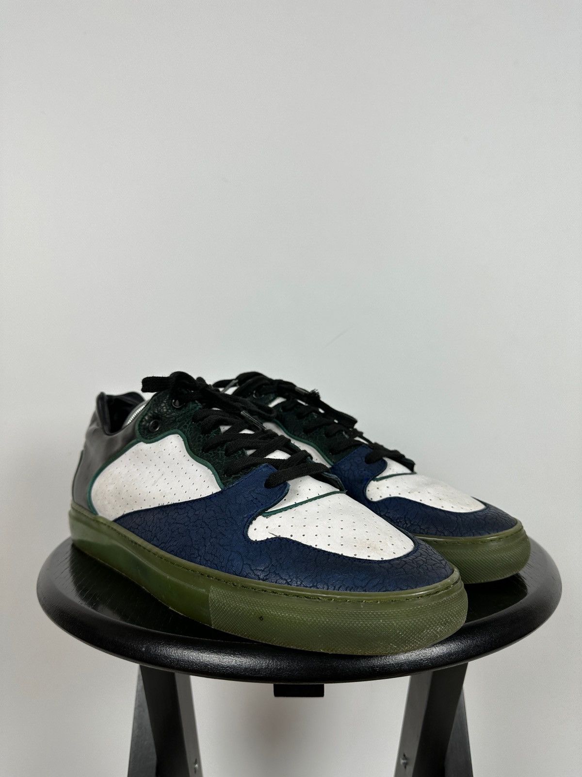 Balenciaga Panelled Low Top Sneakers