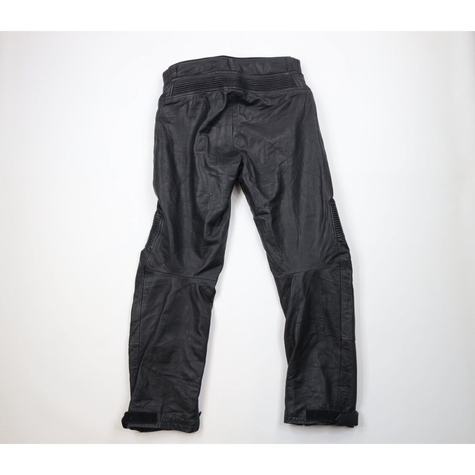 BMW × Vintage Vintage BMW Mens Distressed Leather Motorcycle Riding Pants Size US 34 / EU 50 - 12 Thumbnail