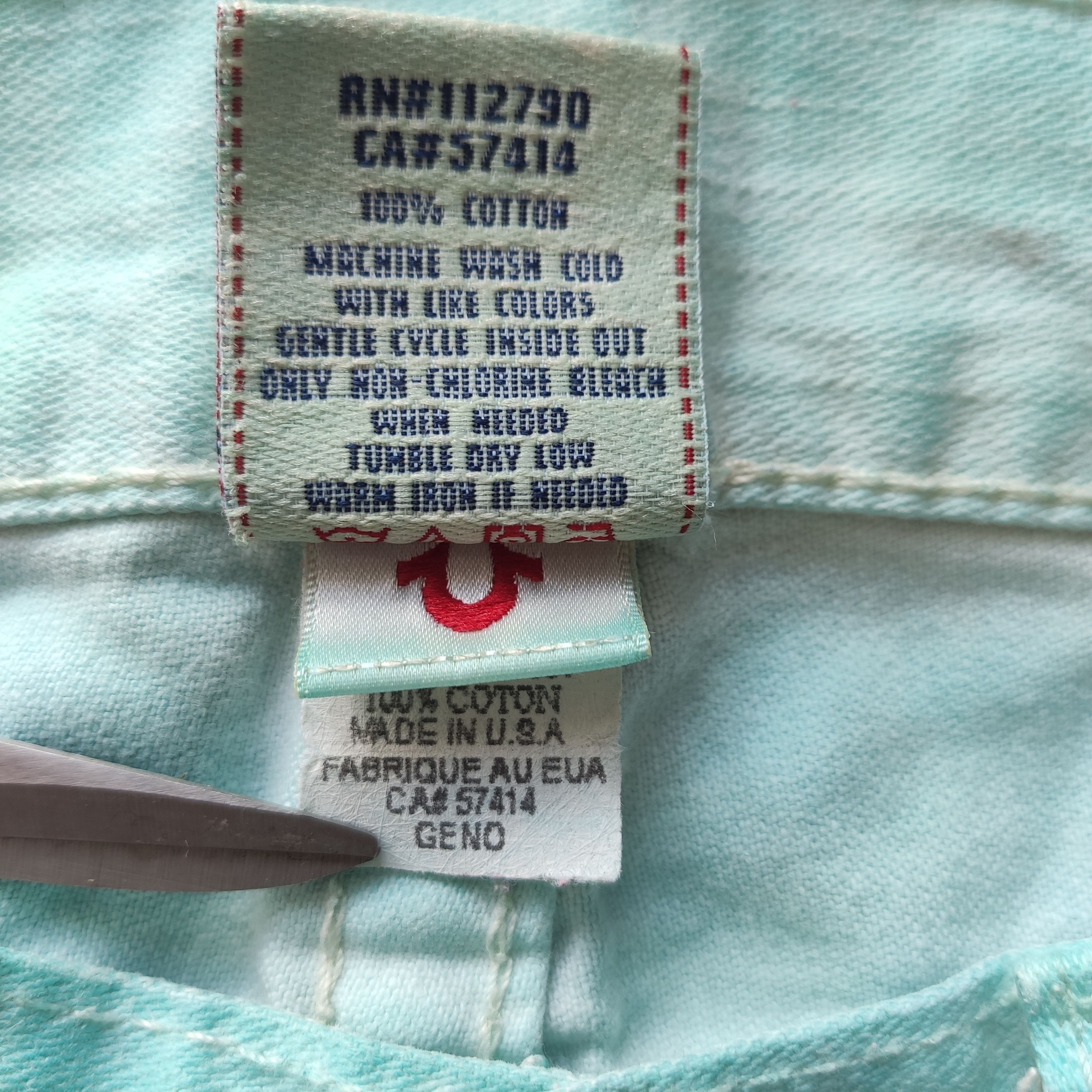True Religion True Religion Geno Jeans Size US 34 / EU 50 - 8 Thumbnail