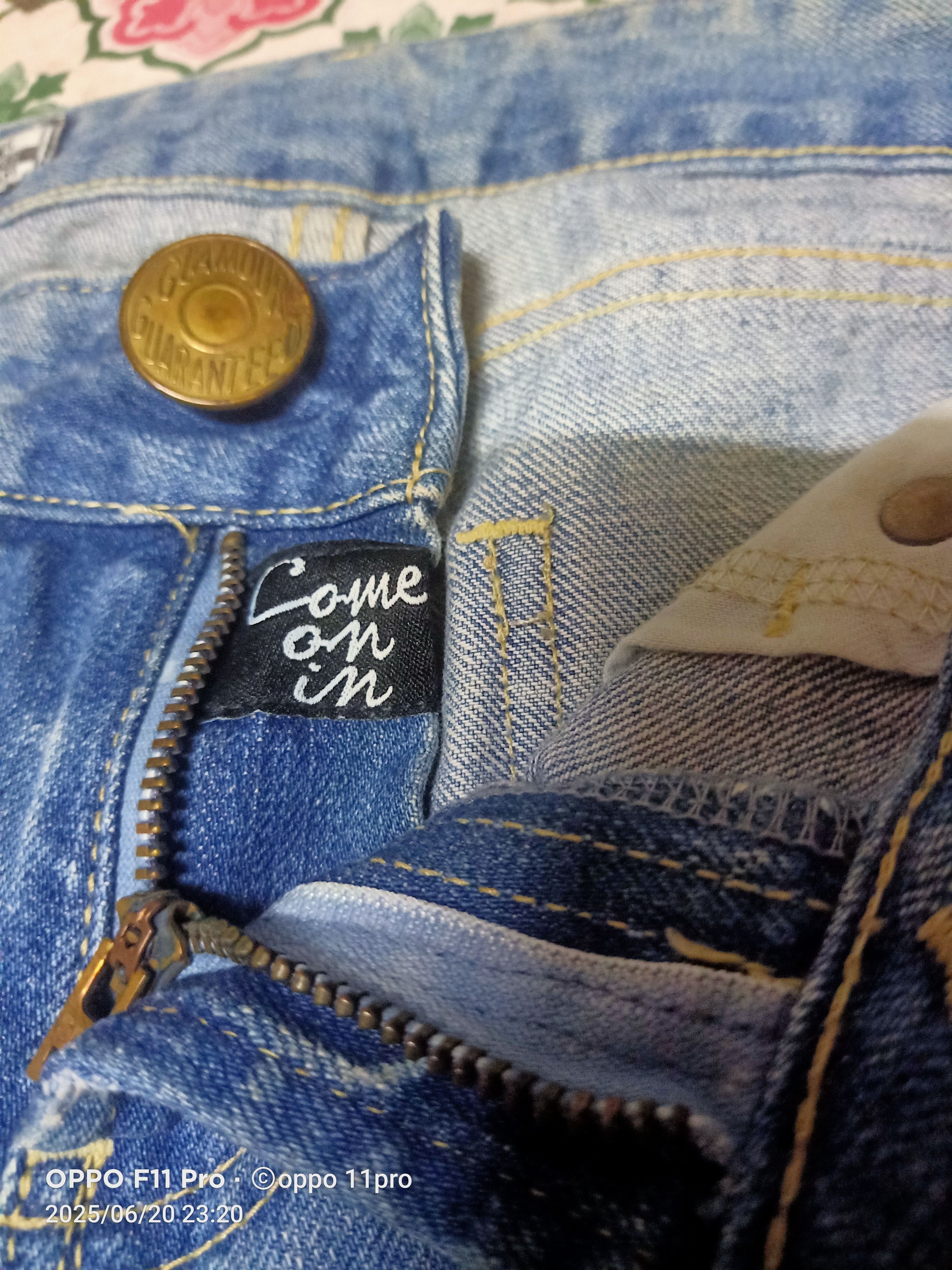If Six Was Nine × Japanese Brand Glamour Guarantee SlimFit Women Denim Distressdenim Size 30" / US 8 / IT 44 - 9 Thumbnail