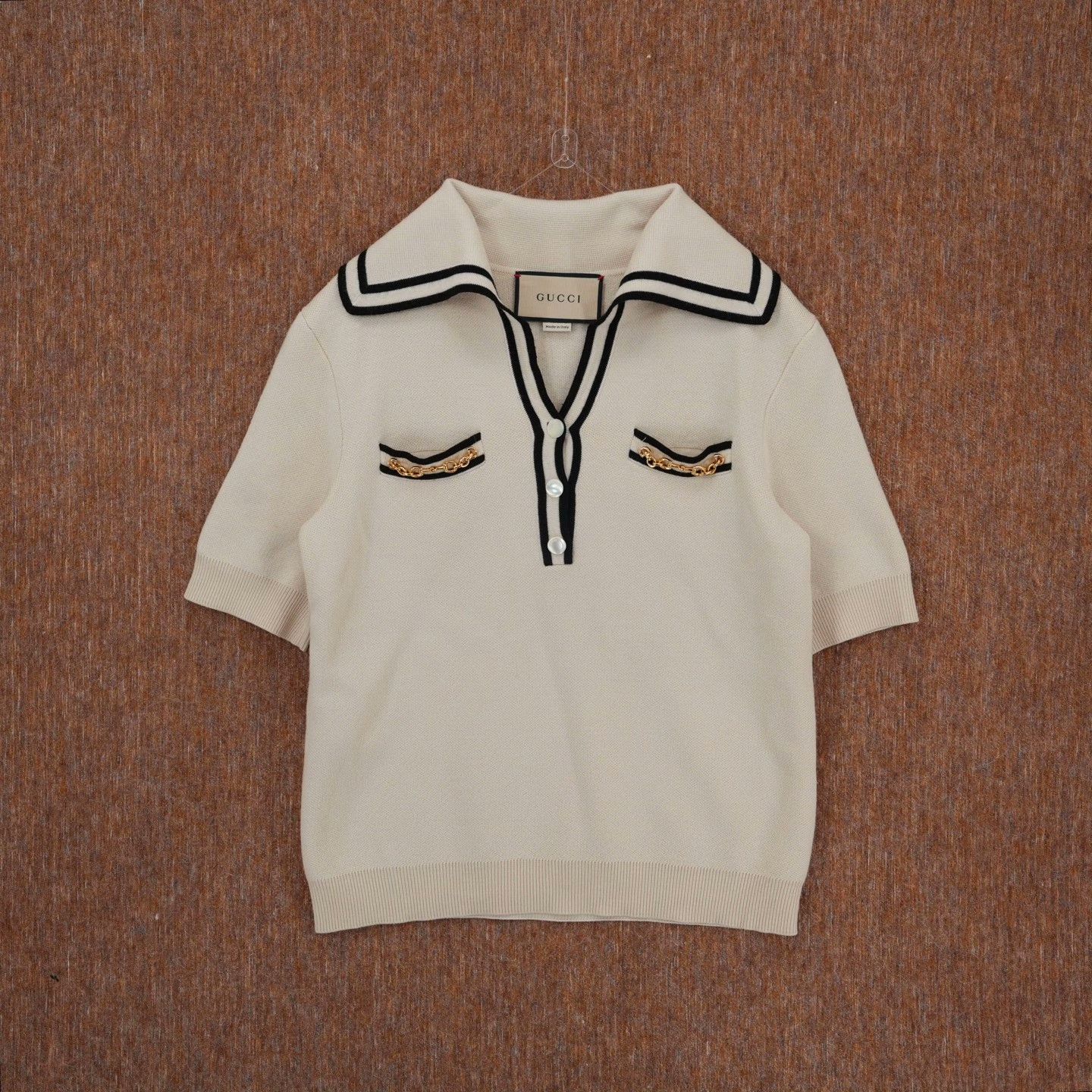 Gucci Gucci Knit Beige Sweater S Women Size S / US 4 / IT 40 - 1 Thumbnail