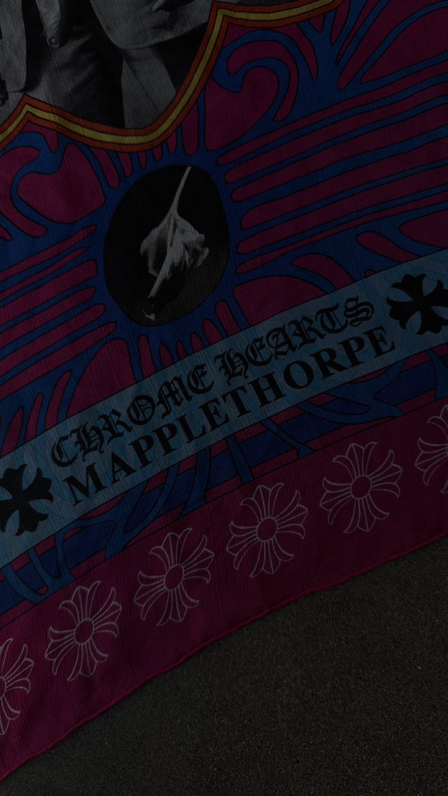 Chrome Hearts CHROME HEARTS Mapplethorpe Print Scarf Size ONE SIZE - 4 Thumbnail