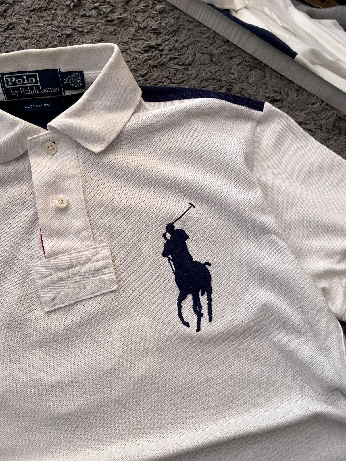 Polo Ralph Lauren × Vintage 00s Polo Ralph Lauren Streetwear Vintage Chief Keef Big Logo Size US M / EU 48-50 / 2 - 8 Thumbnail