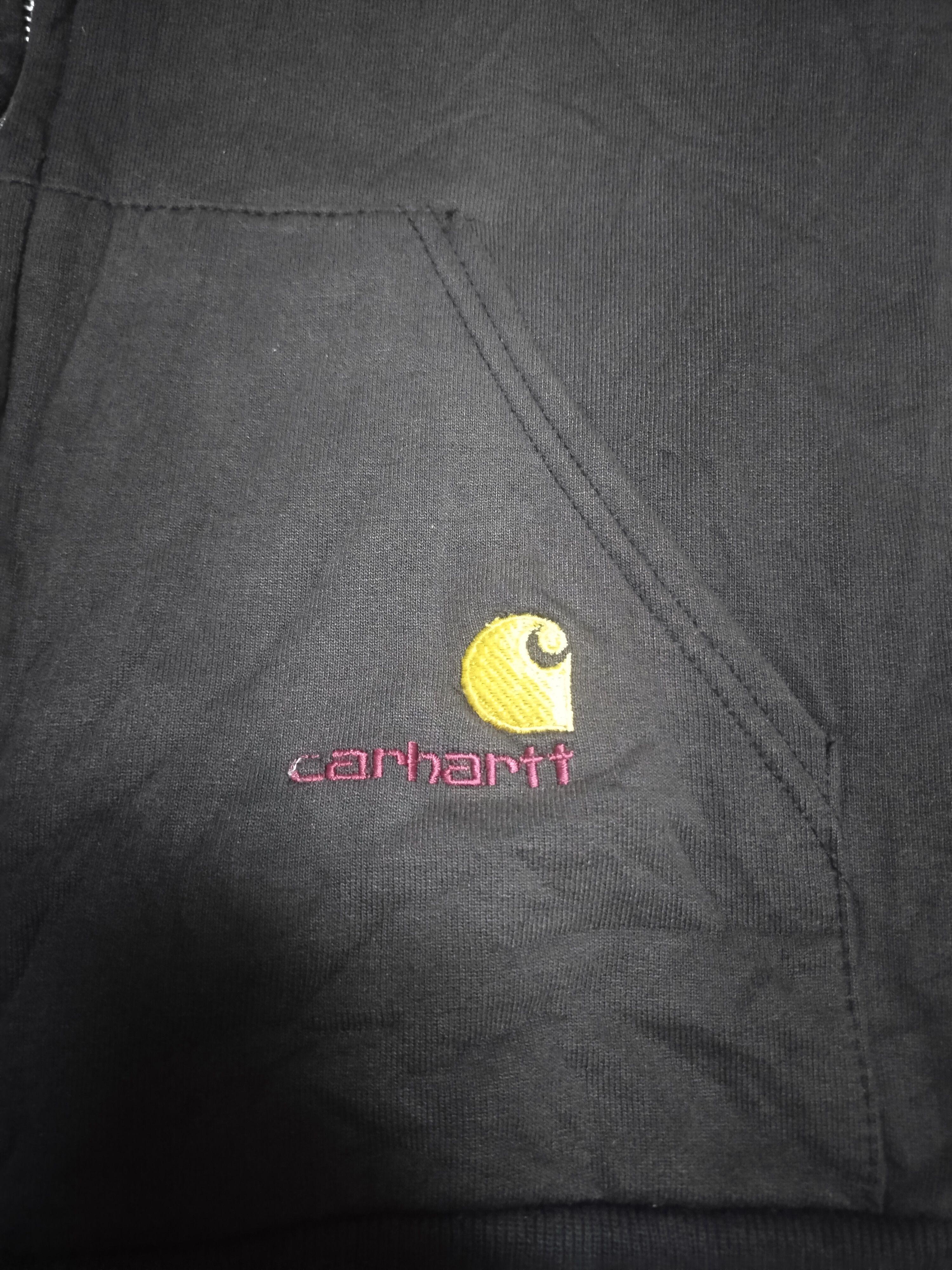 Carhartt × Vintage Vintage Carhartt Zipper Hoodie Sun Faded Black Size US S / EU 44-46 / 1 - 6 Thumbnail