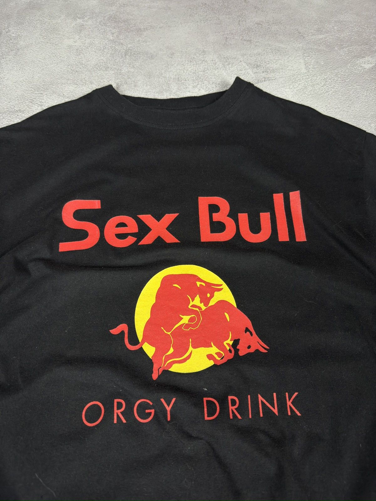 Vintage Vintage Spirit "Sex Bull" Orgy Drink Parody Tee Size US L / EU 52-54 / 3 - 2 Thumbnail