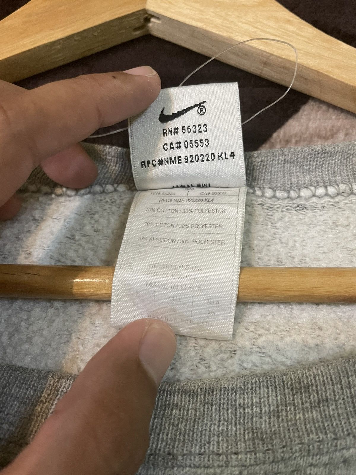 Nike Vintage Nike Sweatshirt Size US XL / EU 56 / 4 - 3 Thumbnail