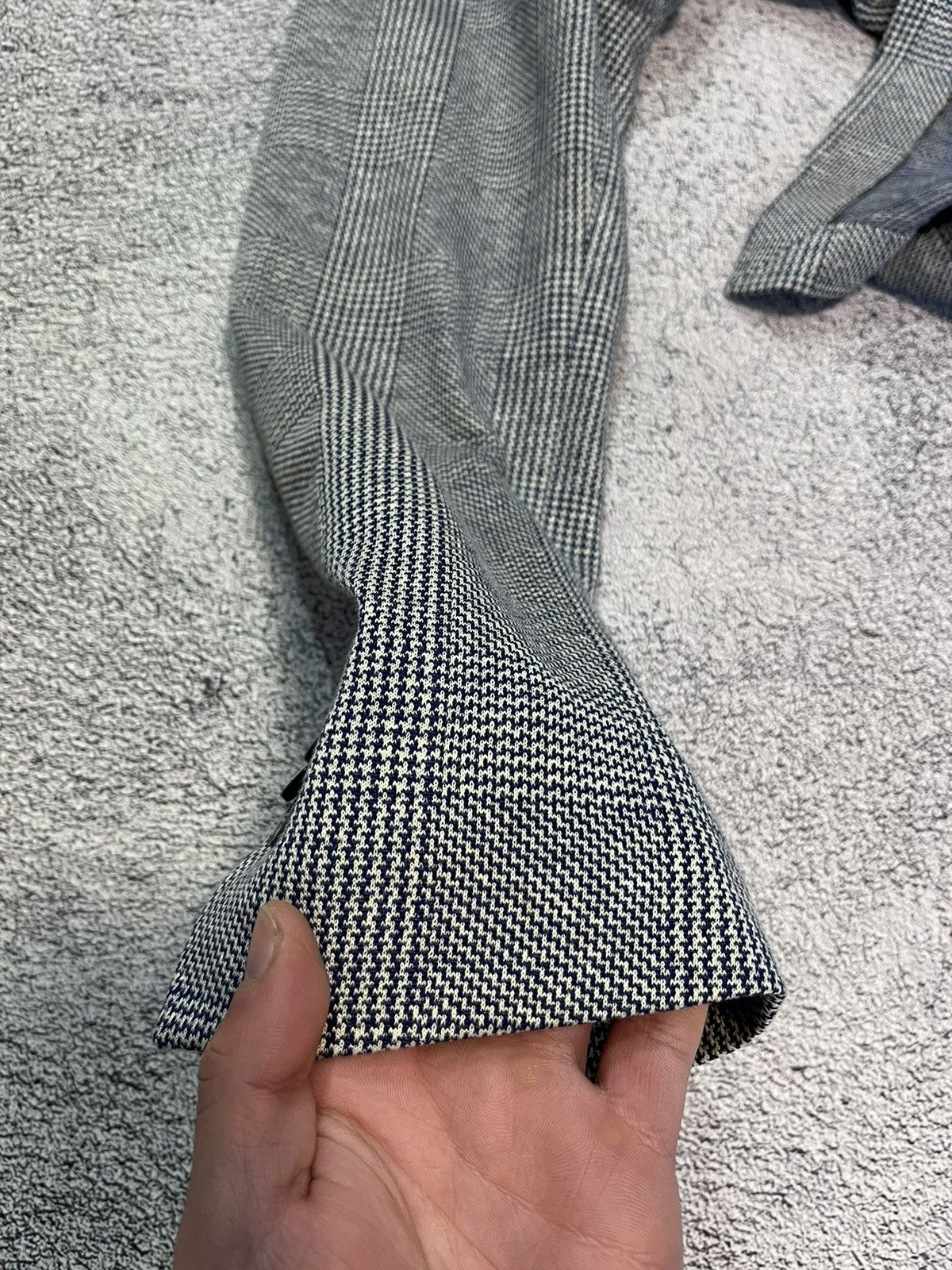 L.B.M. 1911 L.B.M.1911 Men’s Blazer Dandy Jacket Linen Cotton Tailored Size 50R - 19 Thumbnail