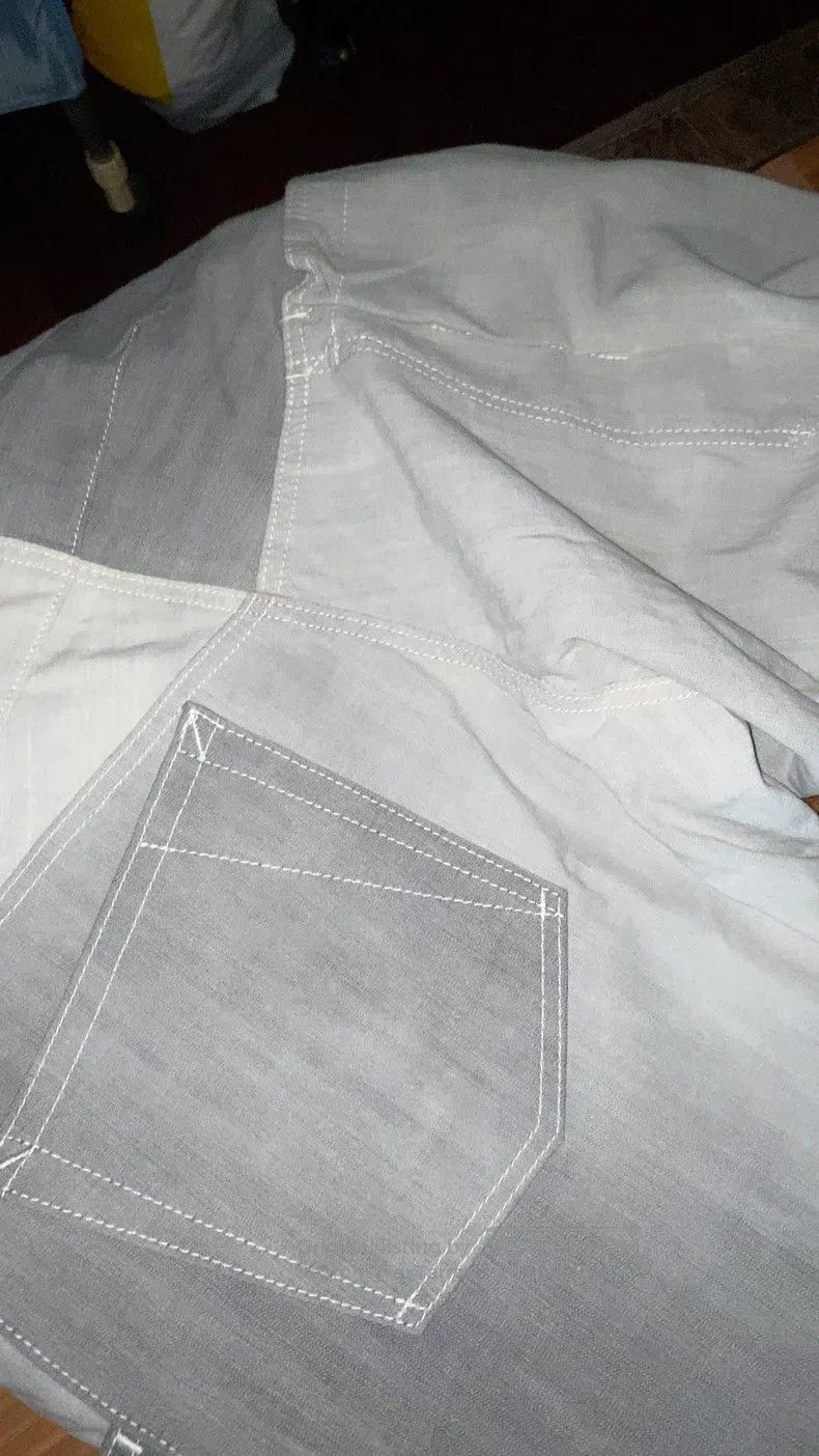 Yohji Yamamoto Yohji Yamamoto size 1 Nissan Deconstructed Dyed Open Line O Size US 28 / EU 44 - 5 Thumbnail