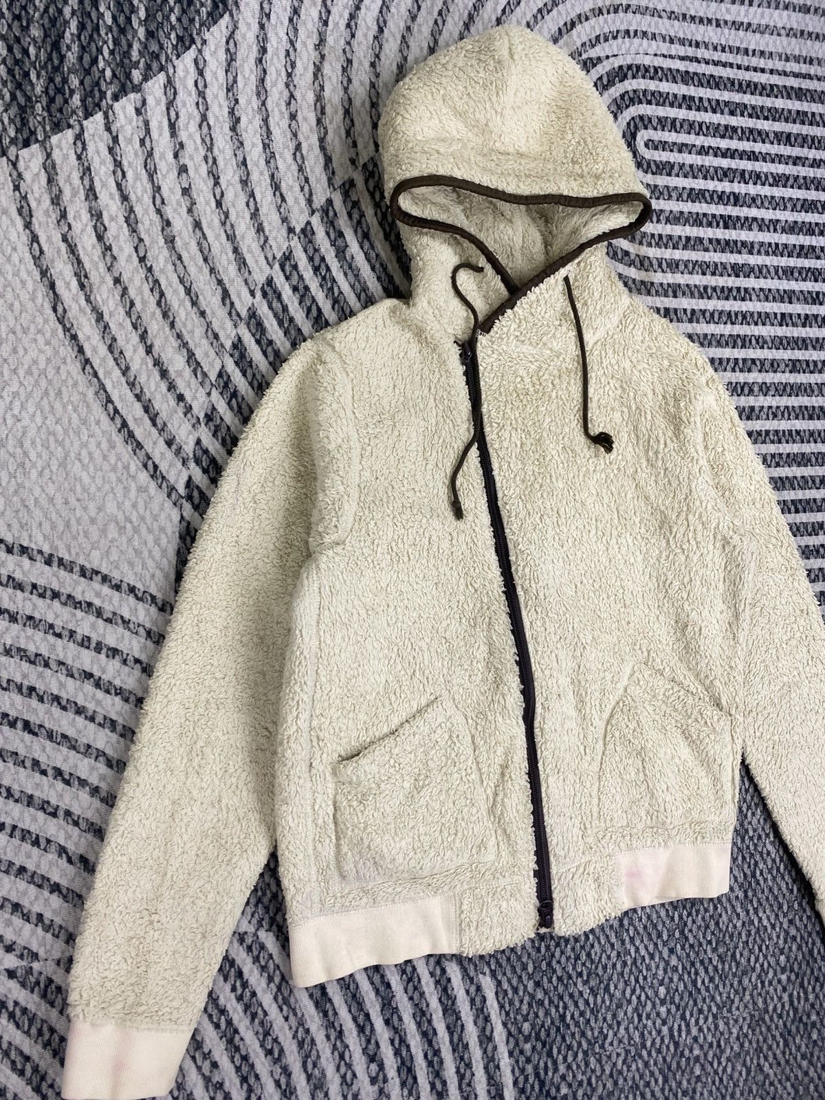 Beams Plus Vintage Beams Fleece Zip-Up Hooded Size US S / EU 44-46 / 1 - 3 Thumbnail