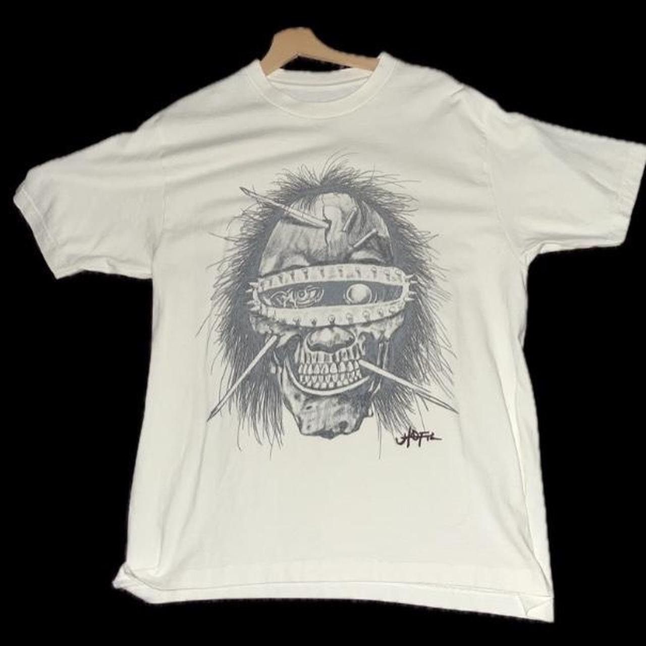 Band Tees × Designer × Travis Scott Travis Scott C4 Tee White Size US L / EU 52-54 / 3 - 1 Thumbnail