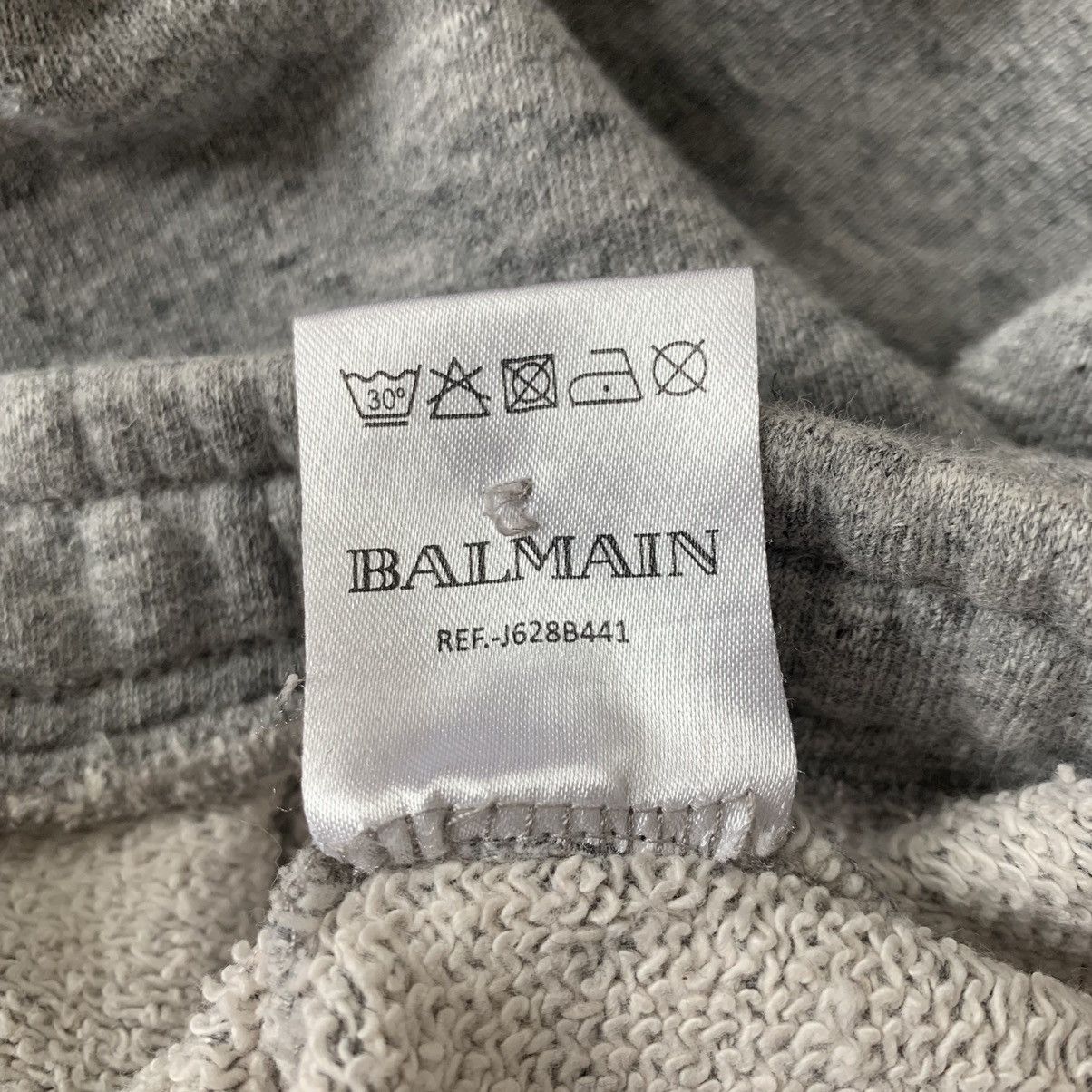 Balmain grey biker sweatpants