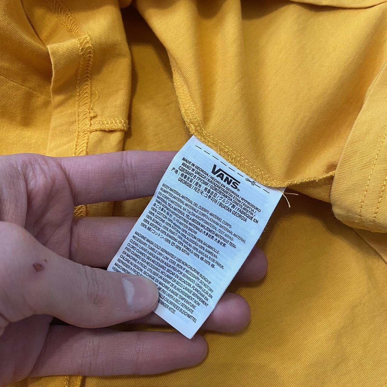 Vans Yellow Vans Idependent long sleeve shirt #skater Size US L / EU 52-54 / 3 - 5 Thumbnail