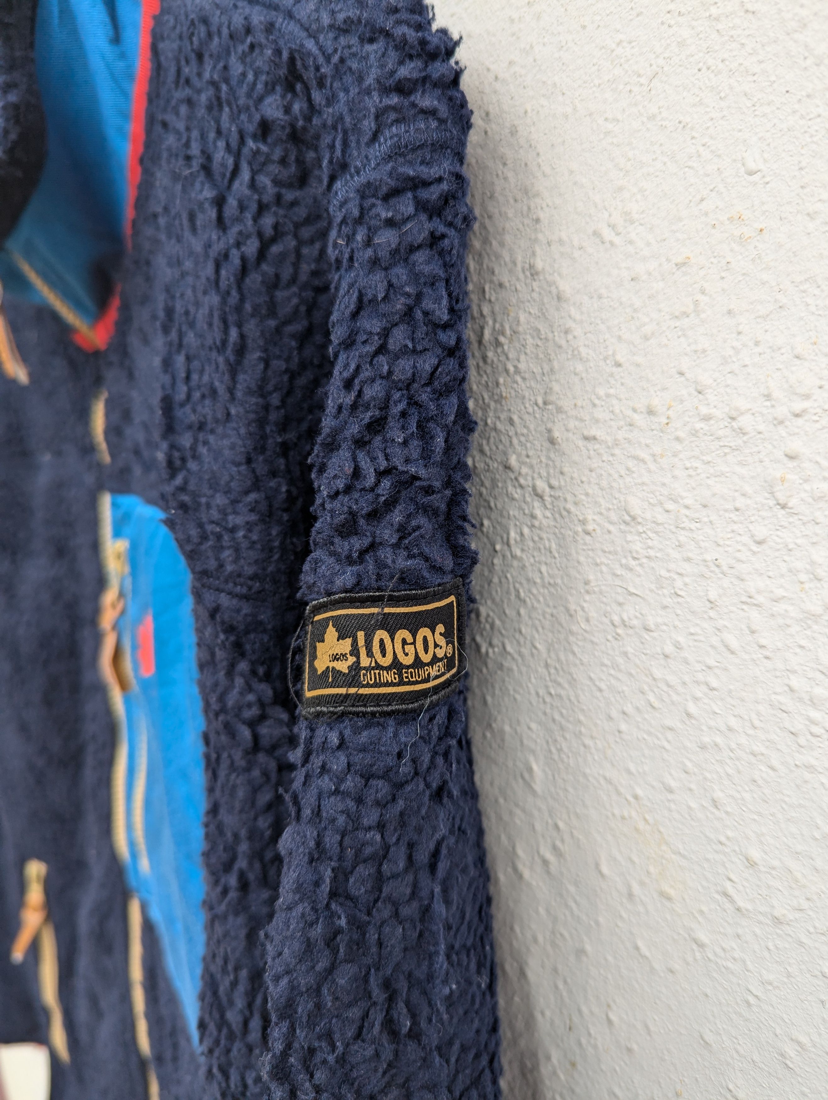 Japanese Brand LOGOS CANNABIS OUTING EQUIPMENT SHERPA SWEATER Size US L / EU 52-54 / 3 - 7 Thumbnail