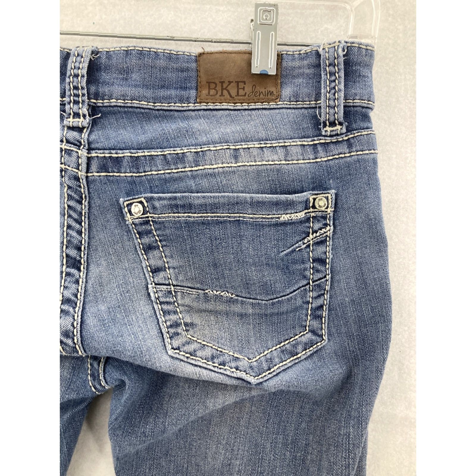 BKE BKE Stella Jeans Womens 25R Blue Denim Size 42" / US 20 - 7 Thumbnail
