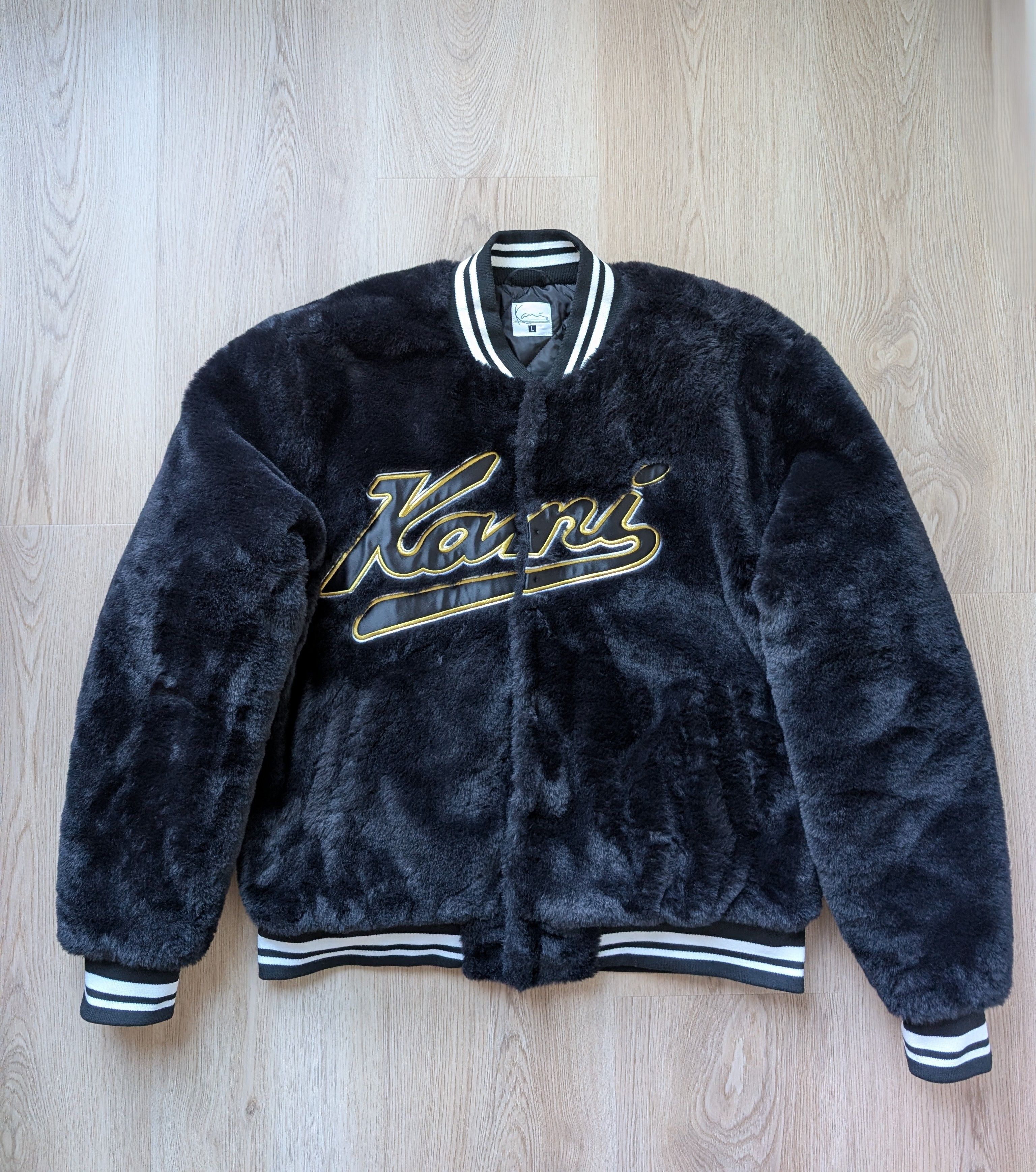 Karl Kani Vintage Karl Kani Avant Garde Fur Opium Bomber Y2K Jacket Size US L / EU 52-54 / 3 - 1 Thumbnail