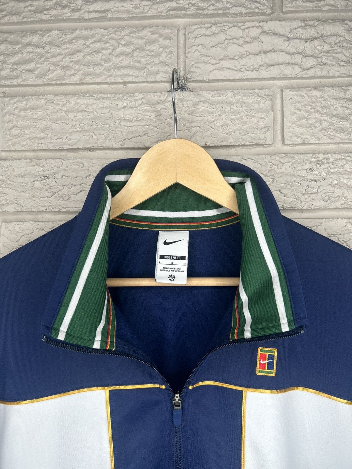 Nike Nike Court Heritage Full Zip Tennis Jacket Size US L / EU 52-54 / 3 - 6 Thumbnail