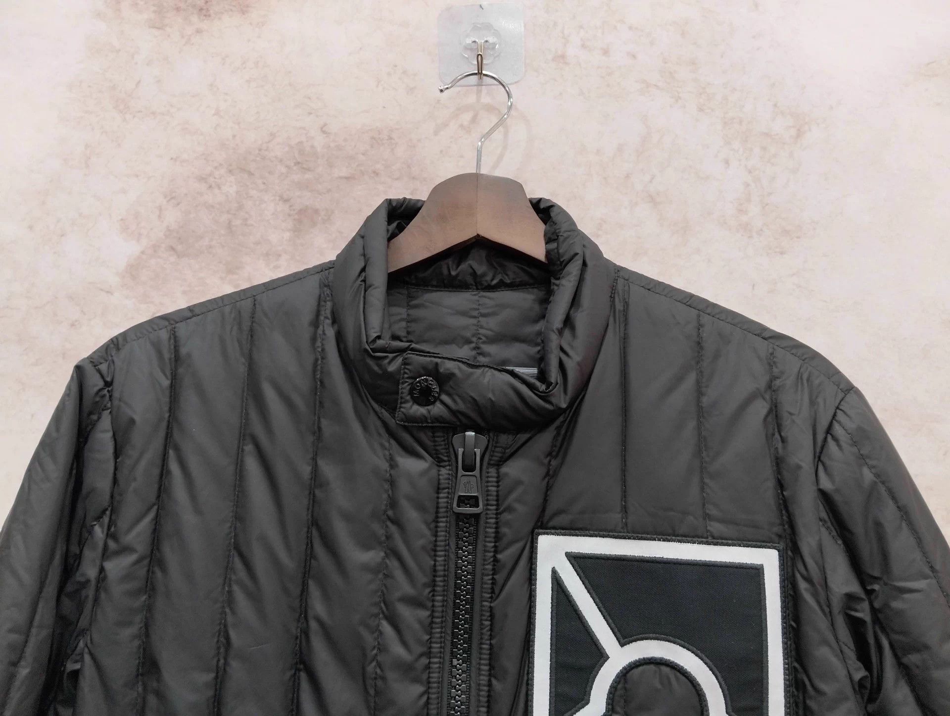 Moncler down jacket zipper stand collar size 1 9/10