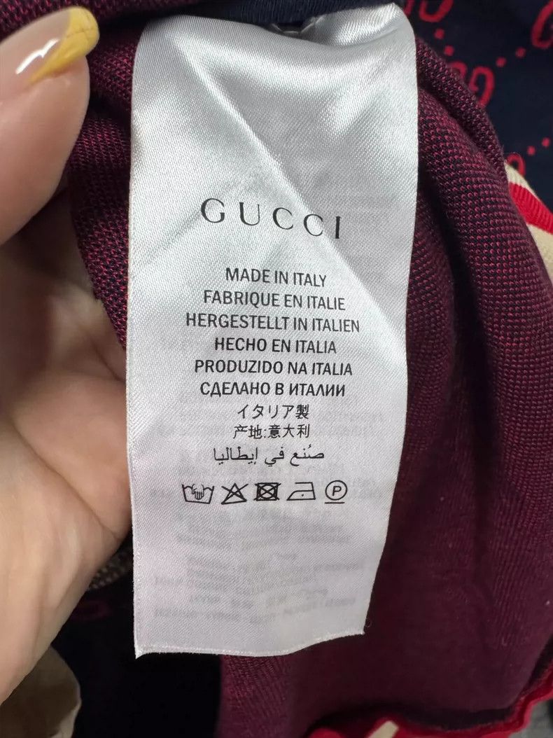 Gucci Gucci Classic gg jacquard stand-up collar zipper long-slee Size US M / EU 48-50 / 2 - 4 Thumbnail