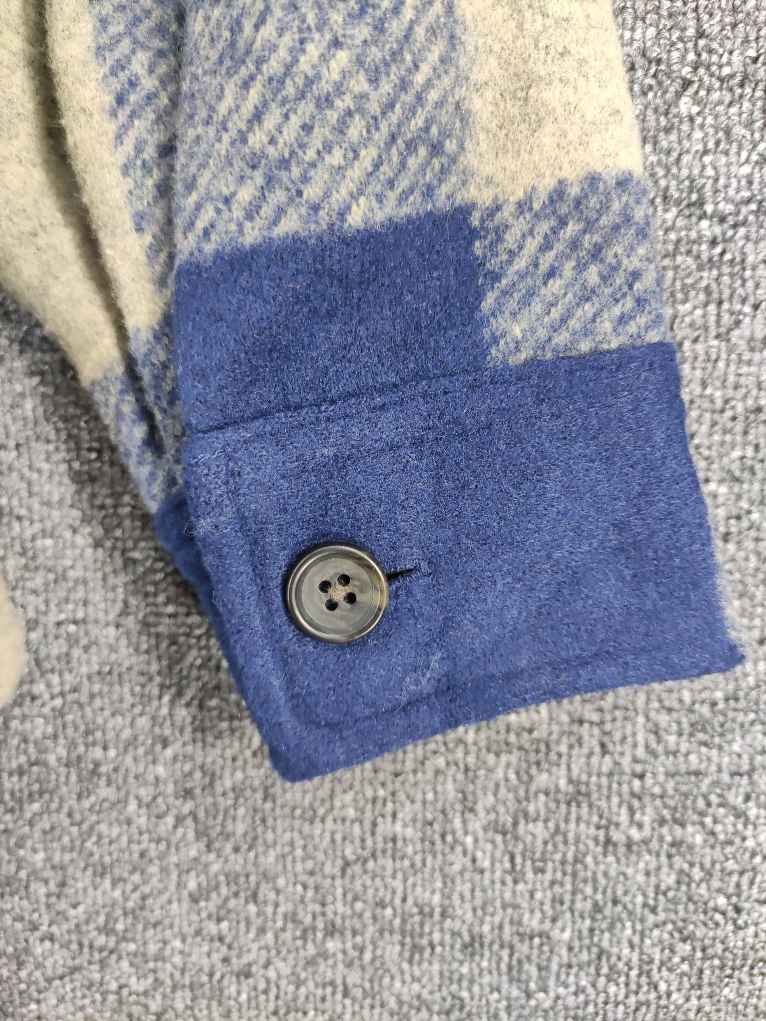 Uniqlo Uniqlo Wool Shirt Jacket Button Up Shadow Plaid Size US M / EU 48-50 / 2 - 8 Thumbnail