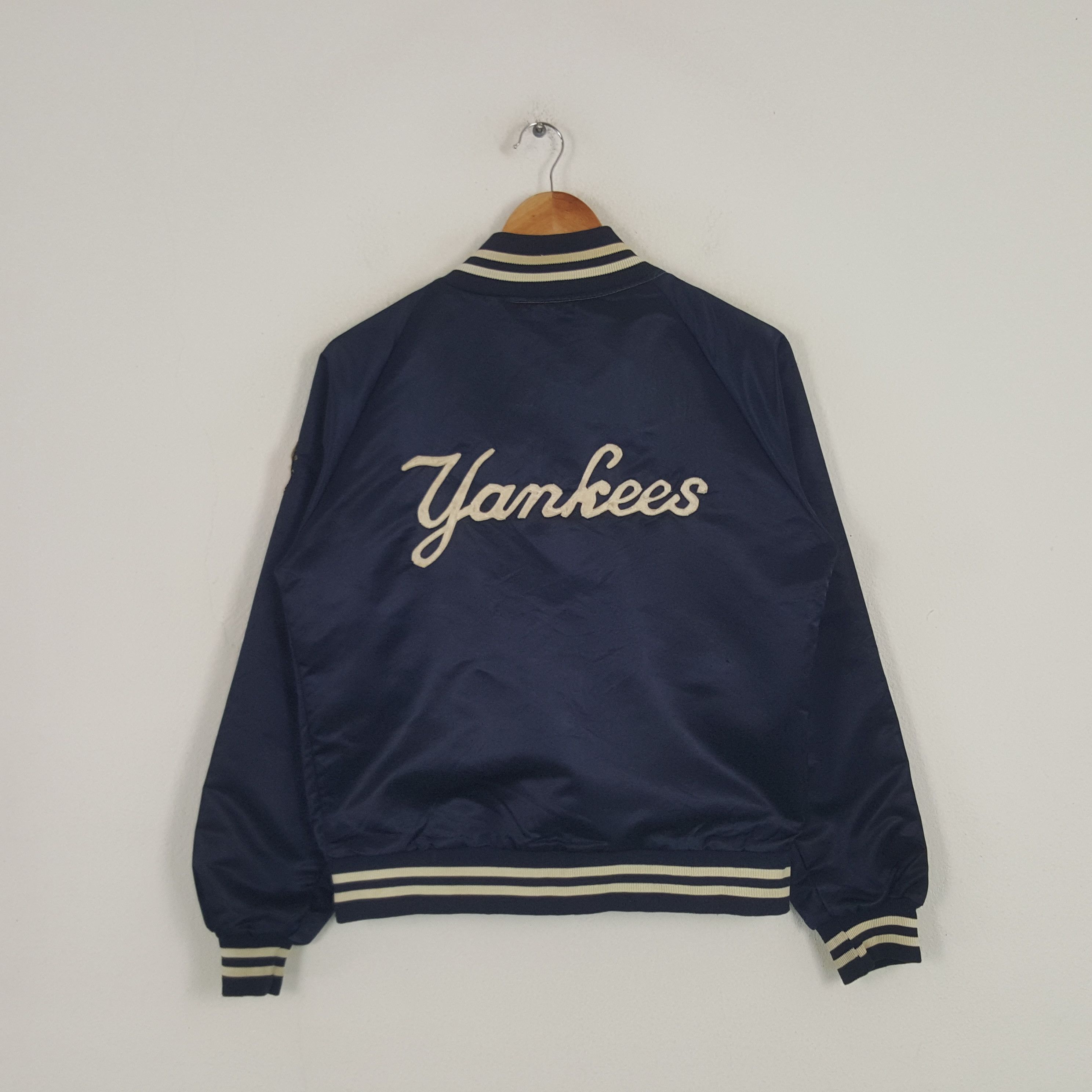 Vintage Vintage Yankees MLB Baseball Team Varsity Jacket Size US M / EU 48-50 / 2 - 1 Thumbnail