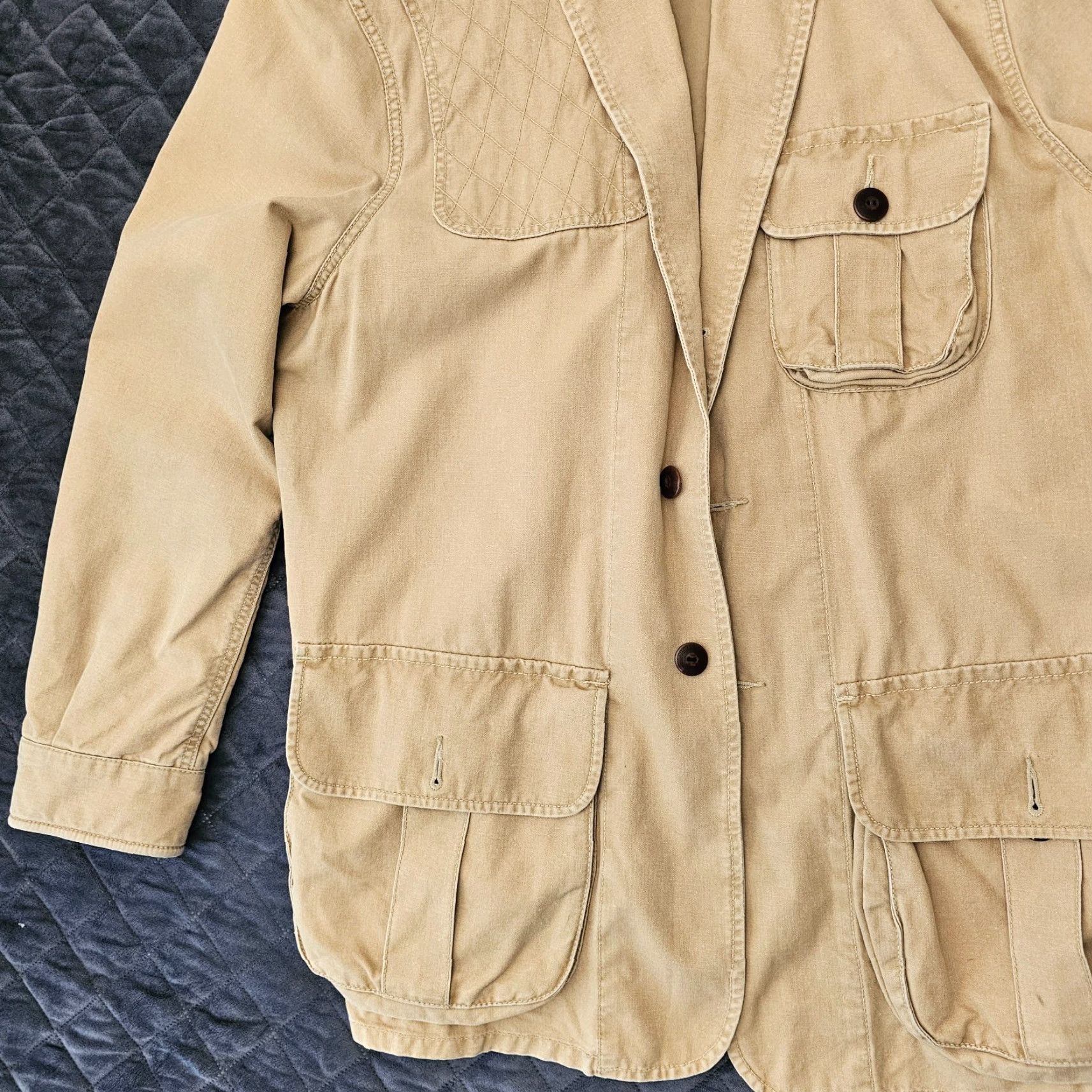 Polo Ralph Lauren Polo Ralph Lauren Field Jacket Size XL Canvas Leather Trim Sportsman Half Belt Size US XL / EU 56 / 4 - 6 Thumbnail