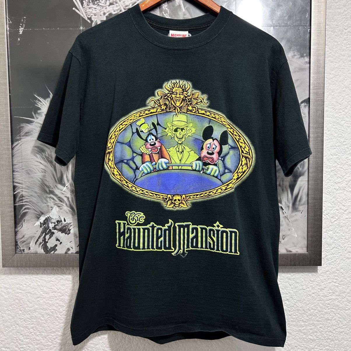 Disney THE HAUNTED MANSION GOOFY & MICKEY VINTAGE SHIRT 90’s Size US M / EU 48-50 / 2 - 1 Thumbnail