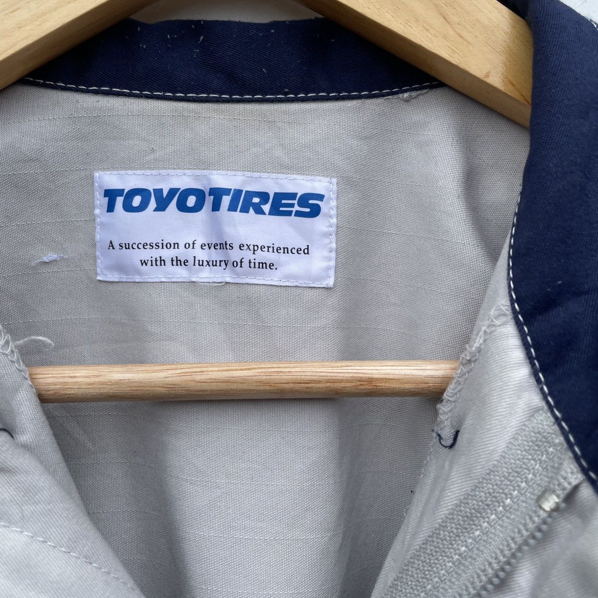 Japanese Brand × Vintage 💥Vintage Toyotires Workwear Coverall Suit Jacket Size US 31 - 9 Thumbnail