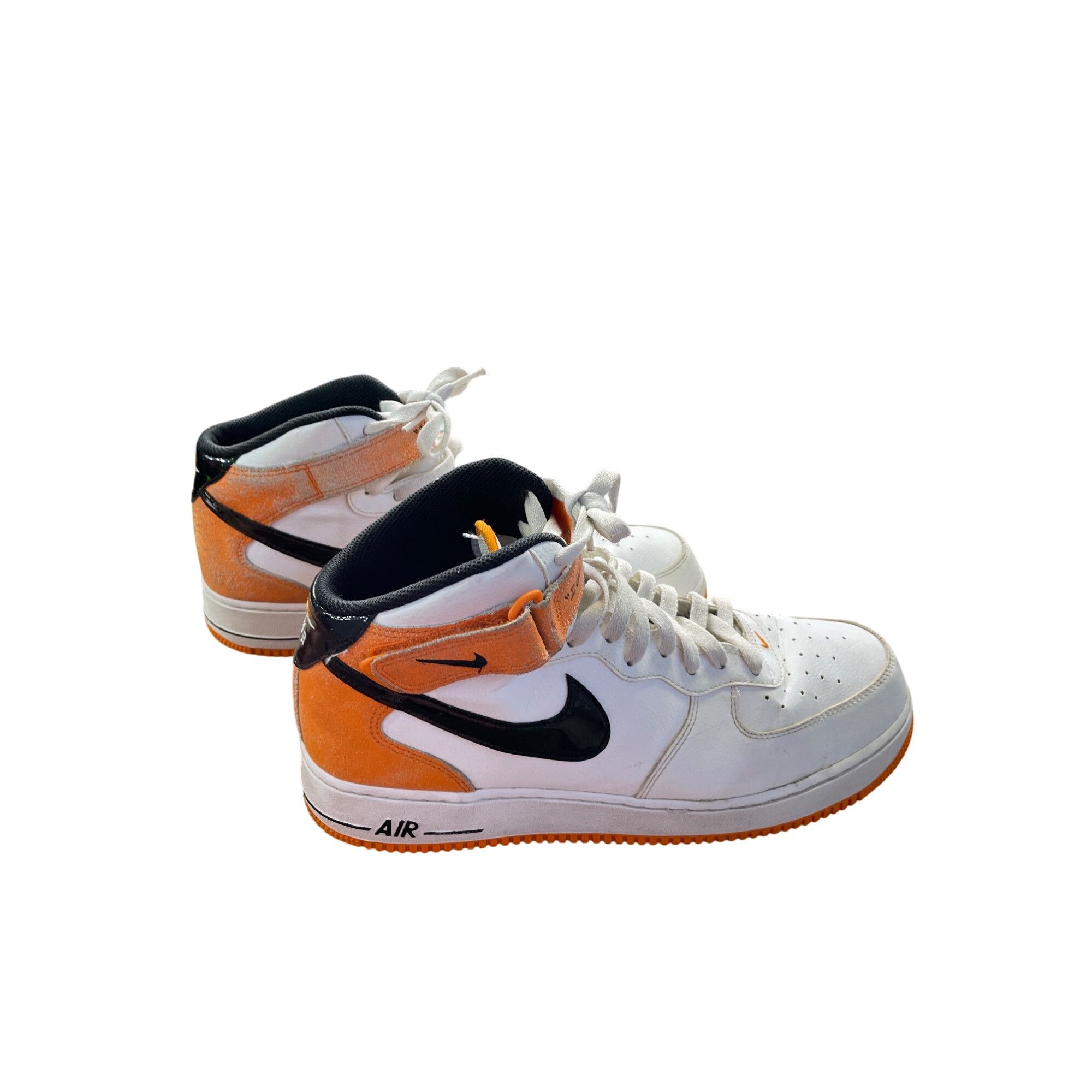 Nike Nike Air Force 1 Mid "I Got Next" Mens white orange Sneakers Size US 12 / EU 45 - 4 Thumbnail
