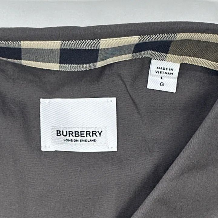 Burberry Burberry Burberry Gray Logo Long Sleeve Shirt for Men-2507 Size US L / EU 52-54 / 3 - 4 Thumbnail