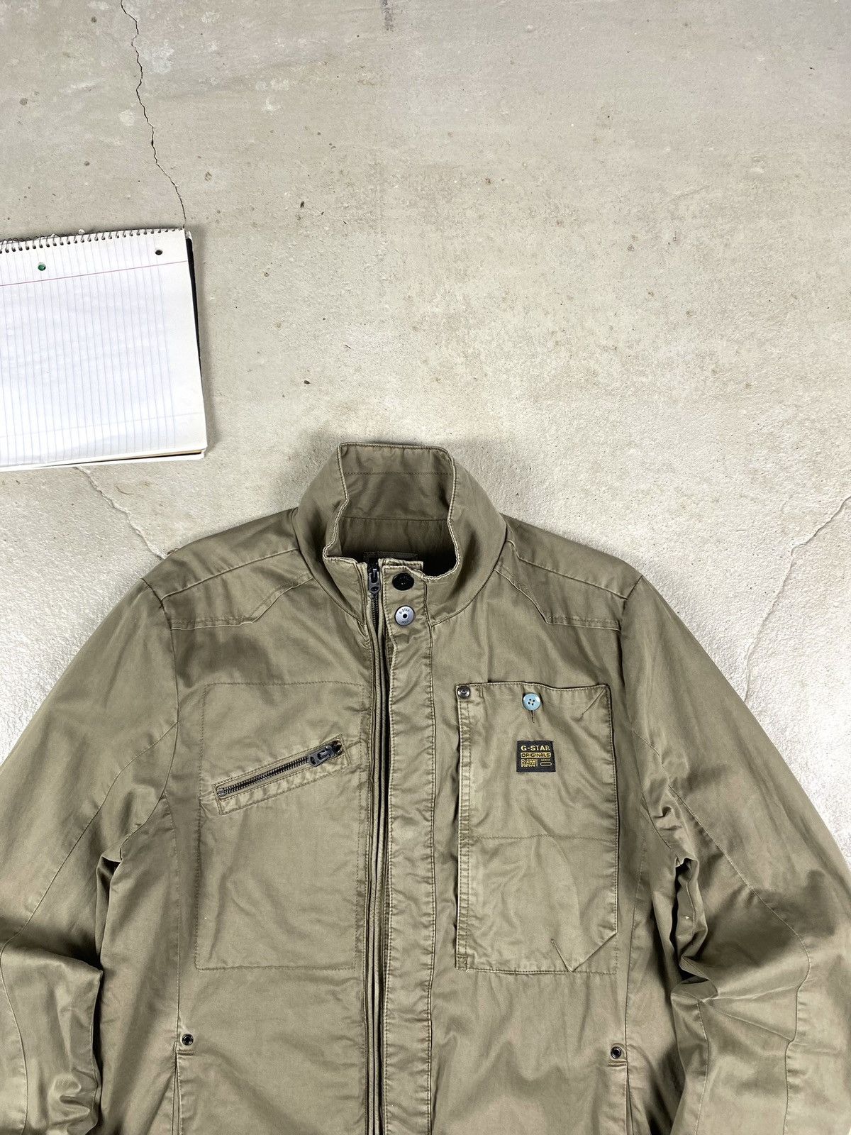 G-Star Vintage 90's G-Star Raw Jacket Military Pocket Archival Size US L / EU 52-54 / 3 - 2 Thumbnail