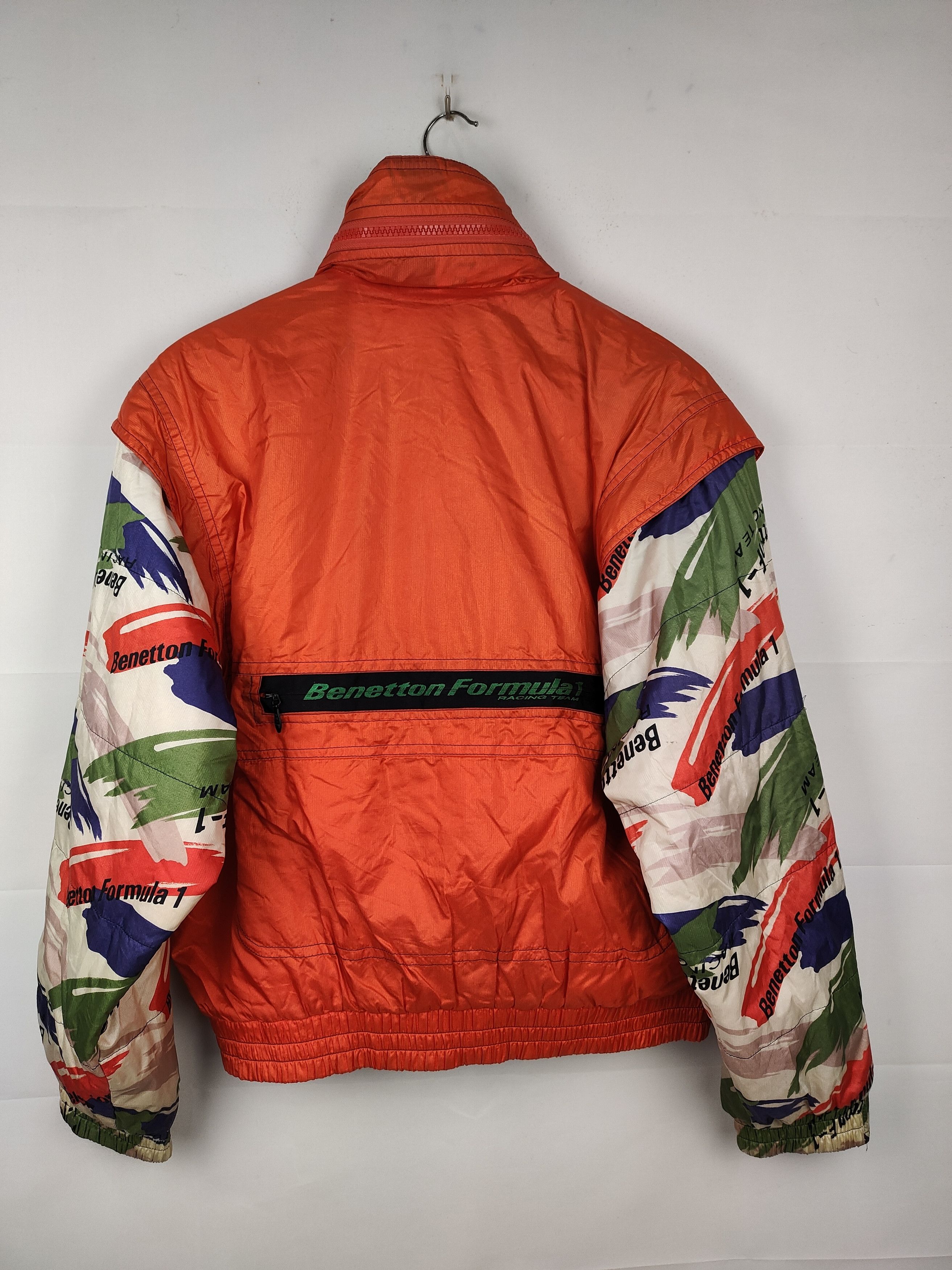 Benetton Vintage Benetton Formula 1 Racing Team Hooded Jacket Size US M / EU 48-50 / 2 - 7 Thumbnail