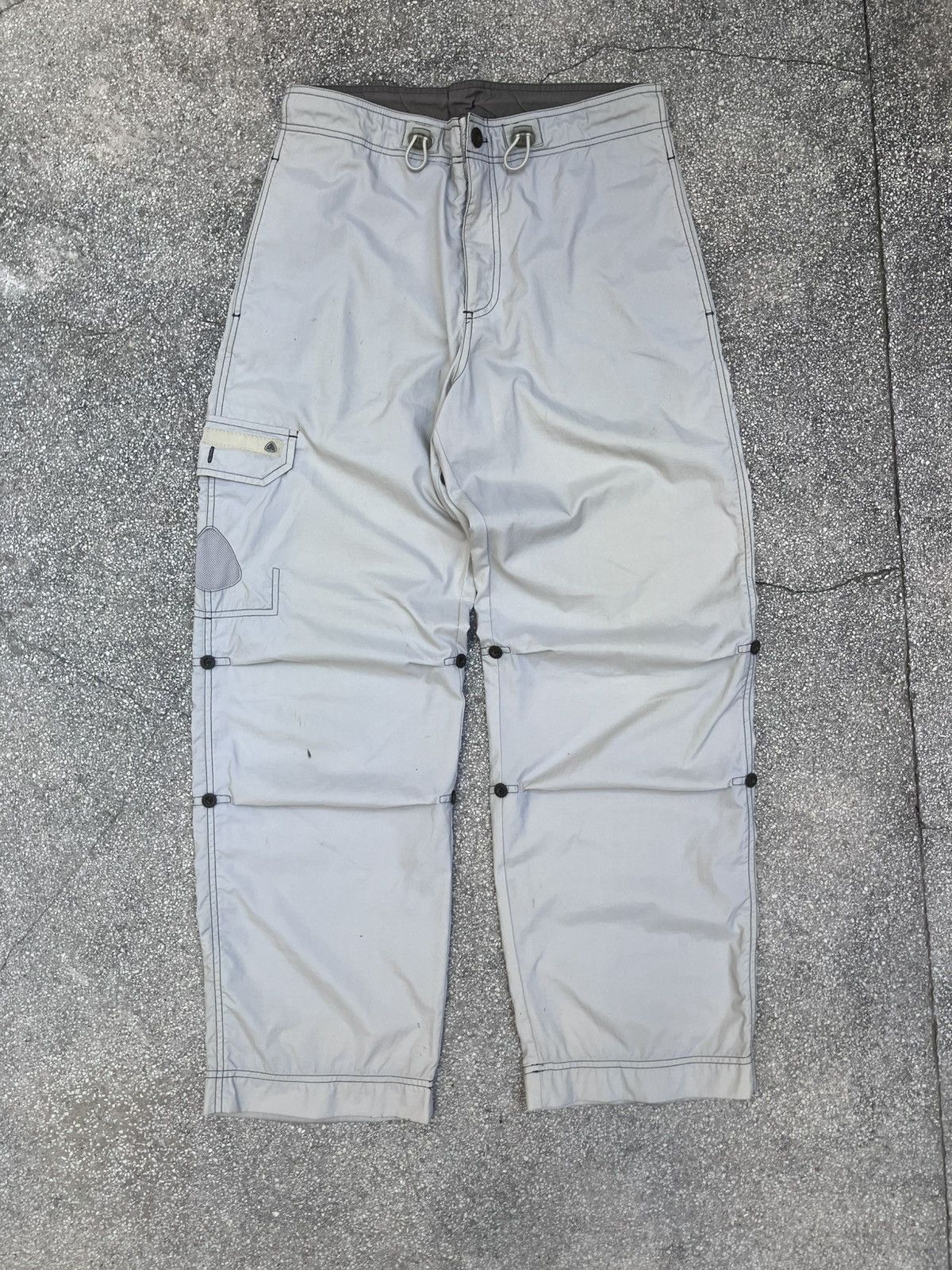 Nike ACG Vintage 2000s Nike ACG Kayak Mesh Cargo Utility Baggy Pants Size US 32 / EU 48 - 2 Thumbnail