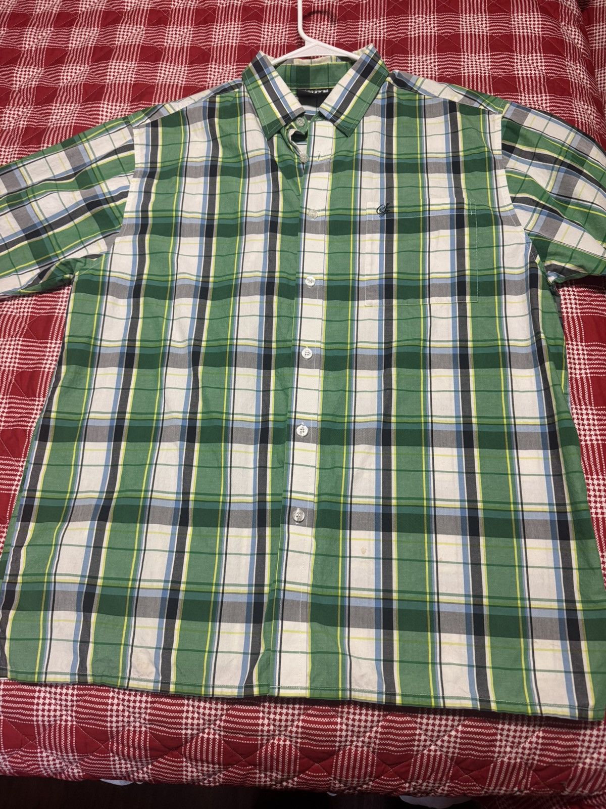 Southpole Southpole green button up Size US L / EU 52-54 / 3 - 1 Thumbnail