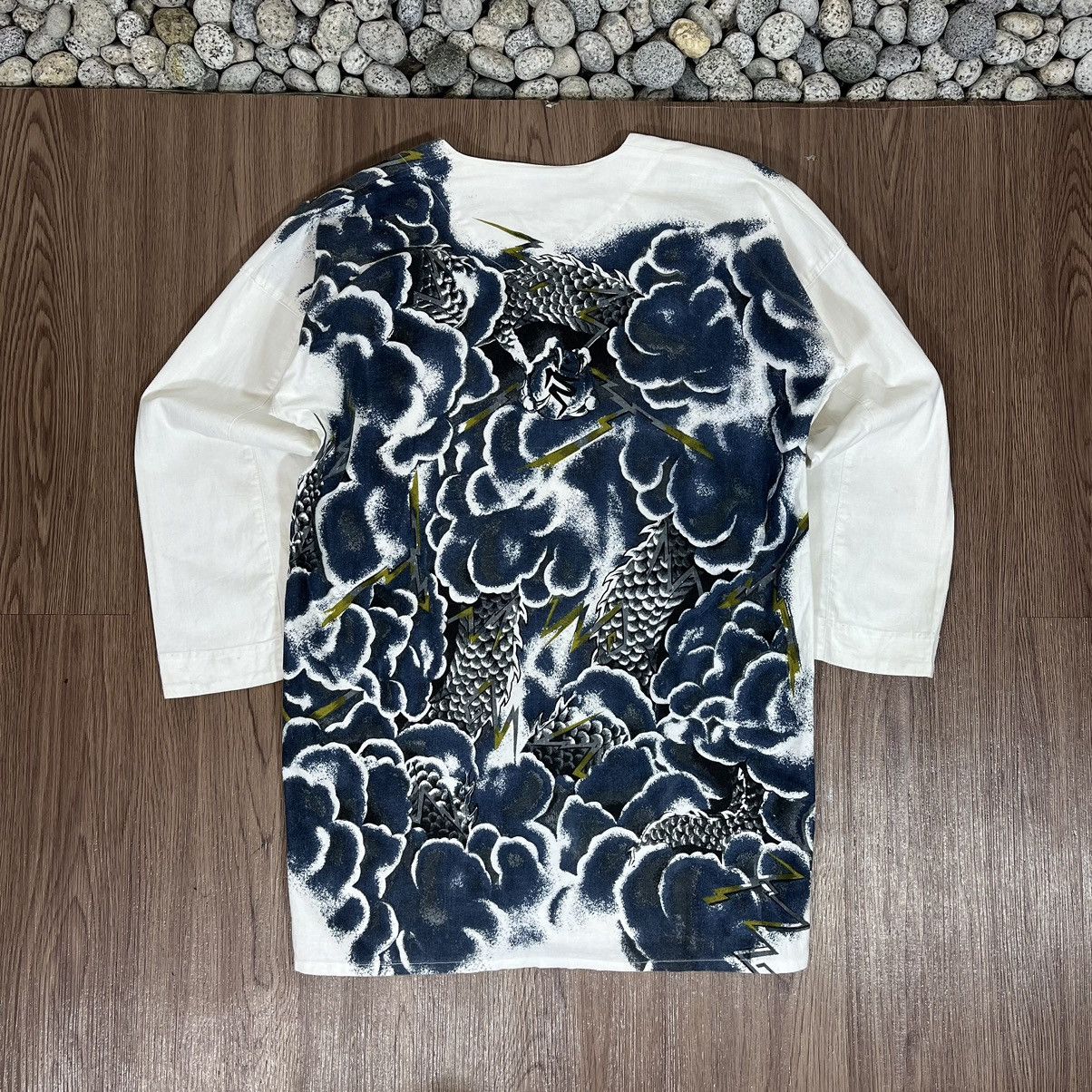Japanese Brand Inase Vintage Japan Sukajan Dragon Button Shirt Size US M / EU 48-50 / 2 - 2 Thumbnail
