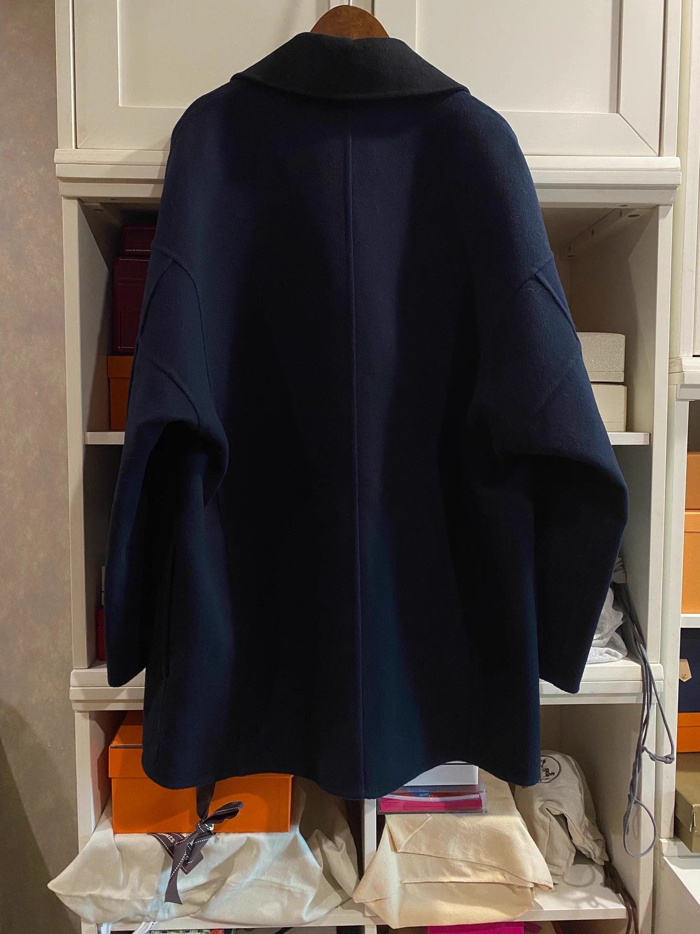 Hermes Hermes color blocked collar overcoat size 36 Size XS / US 0-2 / IT 36-38 - 2 Thumbnail