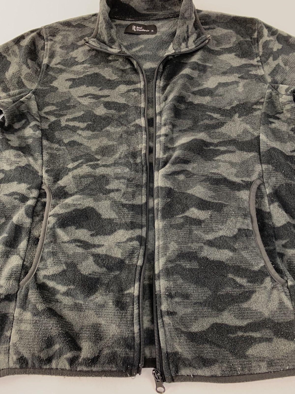 Japanese Brand Hype Japanese Brand Real Standard Fleece Camo Jacket Brand Size US M / EU 48-50 / 2 - 4 Thumbnail