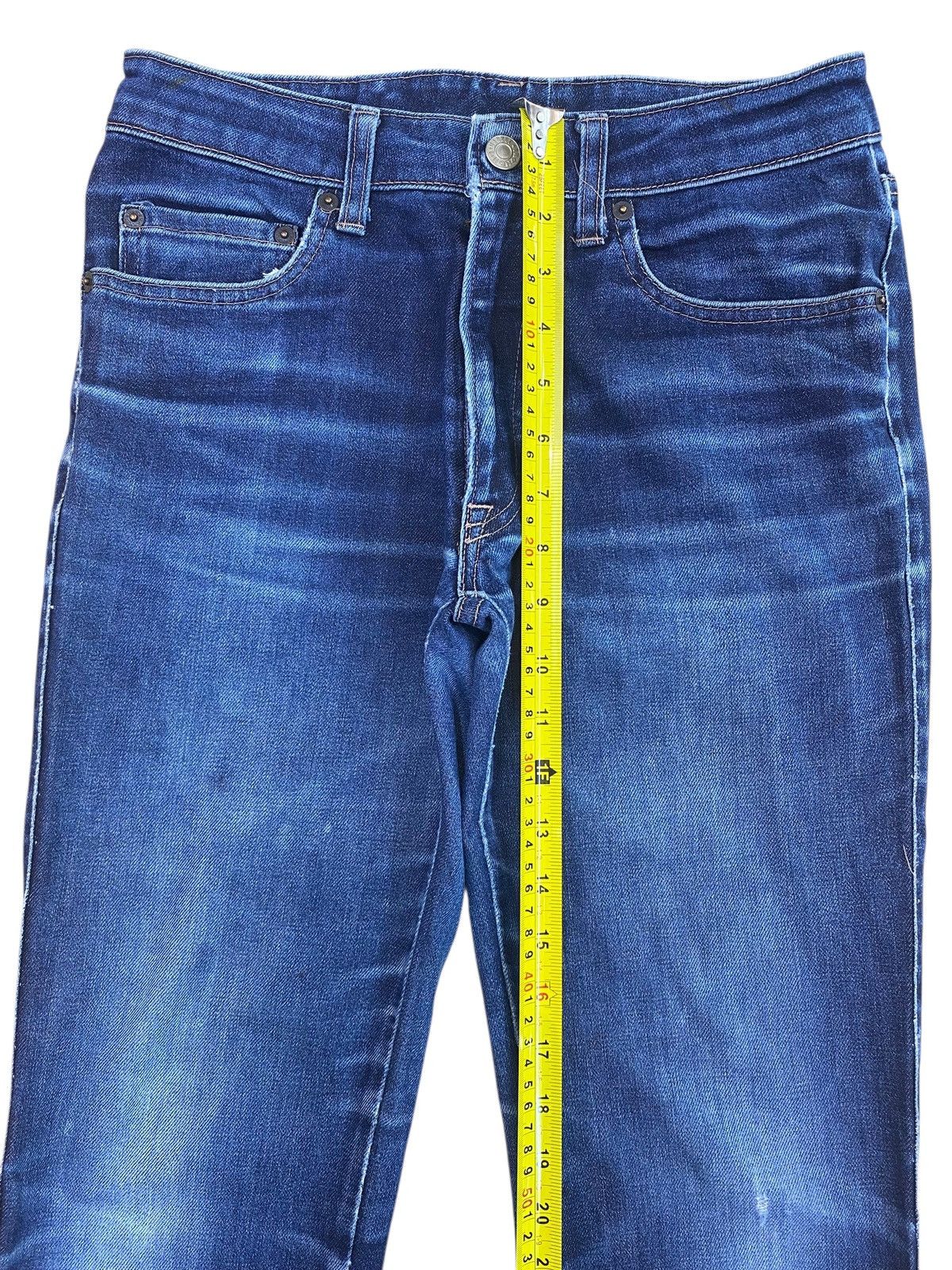 Japanese Brand Japanese Brand Dark Blue Wash Style Straight Cut Jeans Size US 26 / EU 42 - 6 Thumbnail