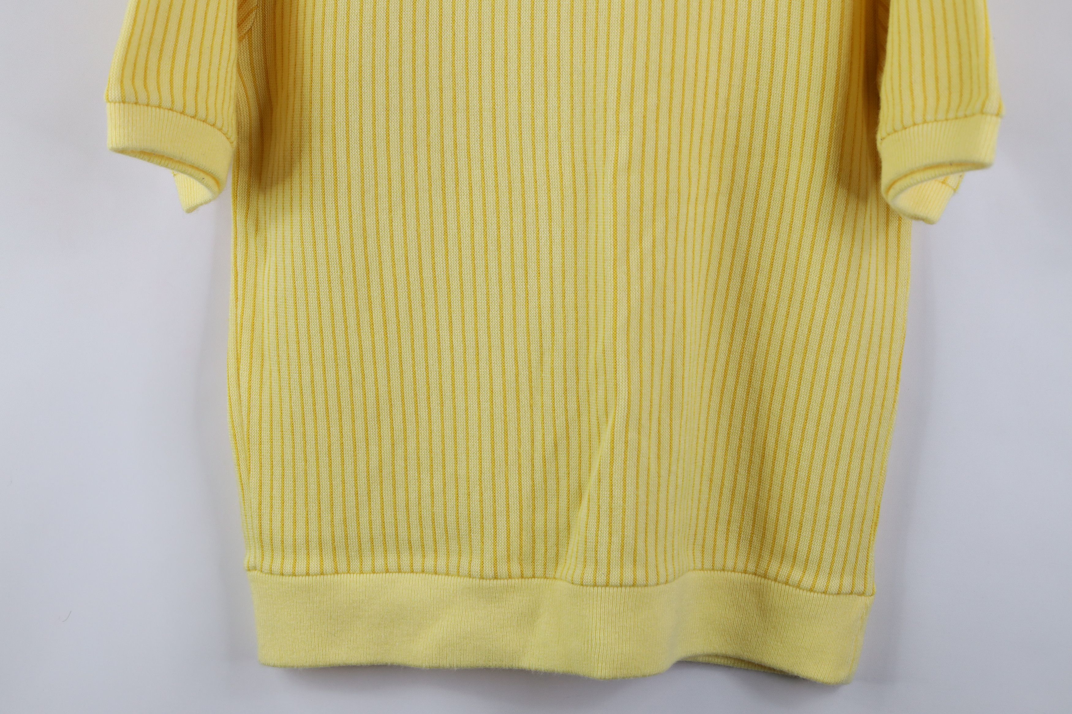 Vintage Vintage 50s Streetwear Short Sleeve Ringer Mock Neck Sweater Size US S / EU 44-46 / 1 - 3 Thumbnail