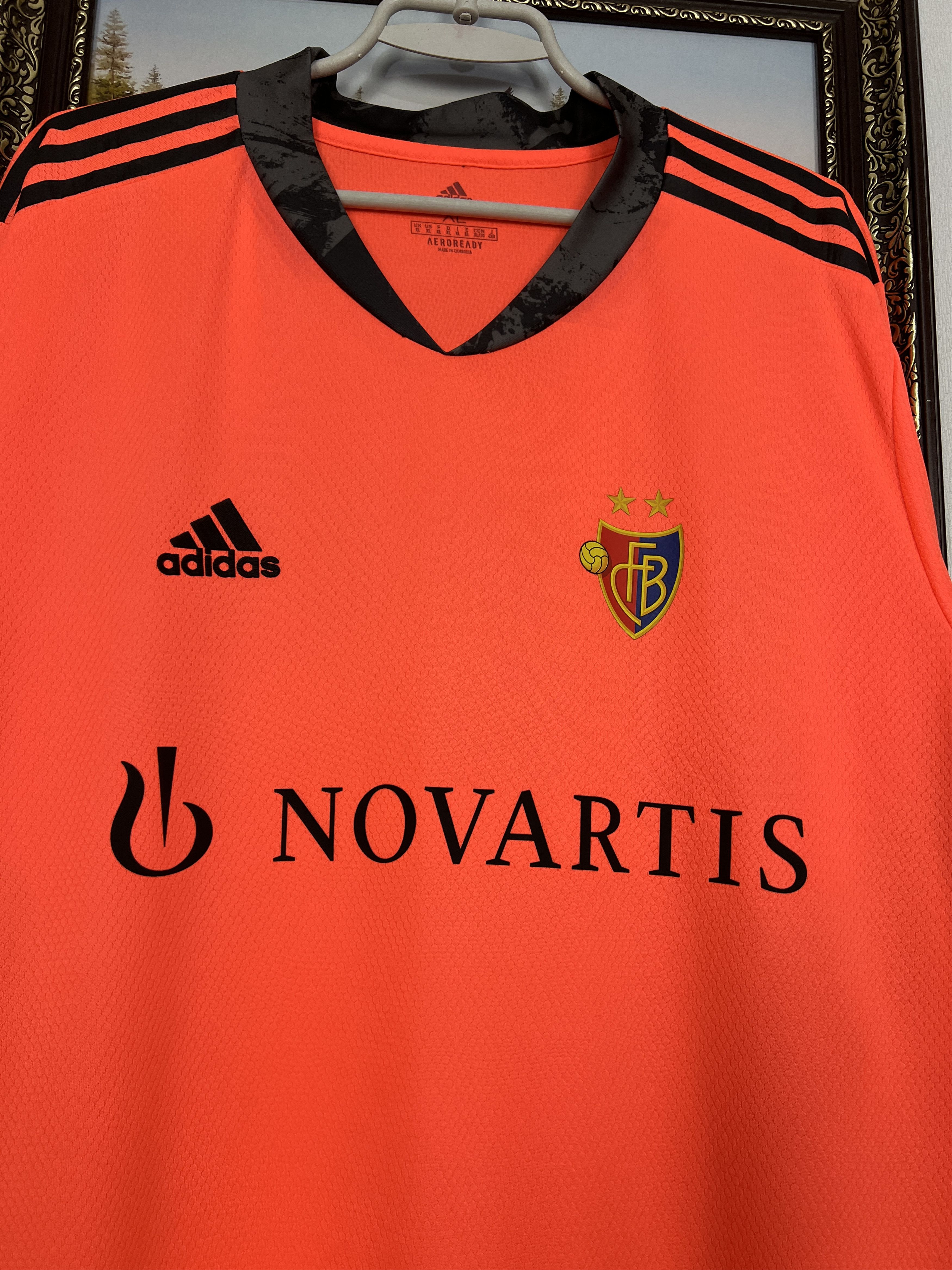 Adidas Basel 1893 Goalkeeper football shirt Soccer Jersey Trikot Size US XL / EU 56 / 4 - 3 Thumbnail