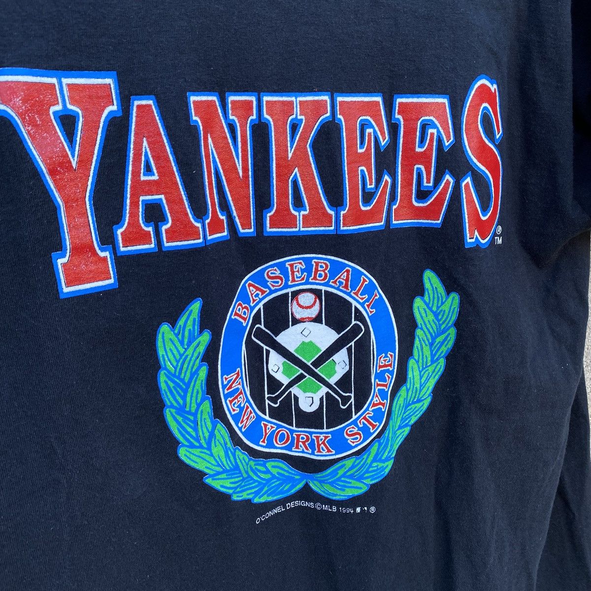 Fruit Of The Loom 1994 MLB New York Yankees vintage baseball Shirt Large Size US L / EU 52-54 / 3 - 4 Thumbnail