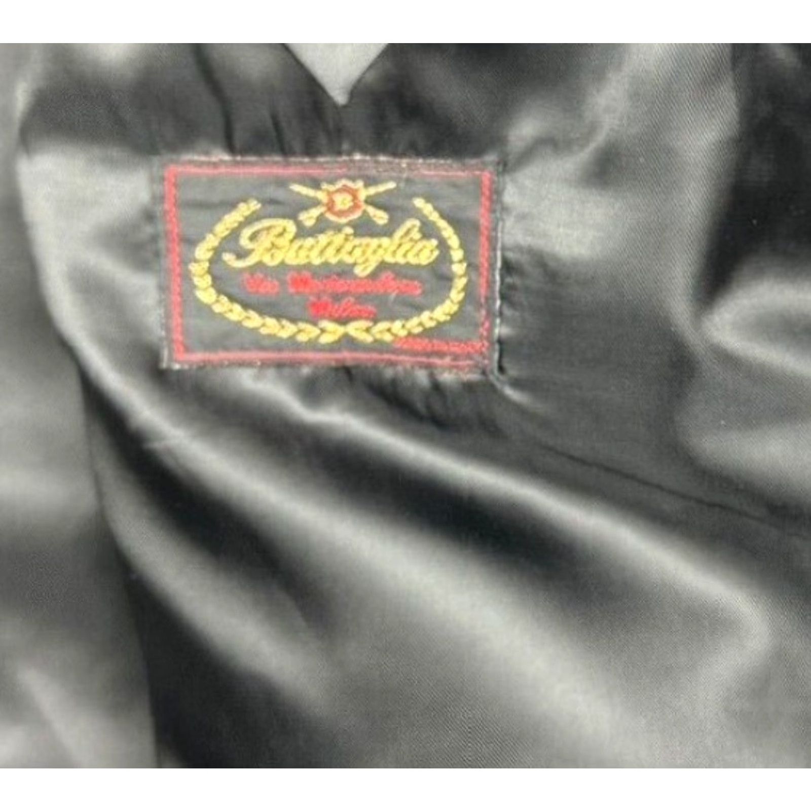 Vintage Battaglia Men’s Wool/Cashmere Trench Over Coat Black 44L US 54 EU Men Coat Long Overcoat Button Wool/Cashmere Black Mens 44L Size US S / EU 44-46 / 1 - 5 Thumbnail