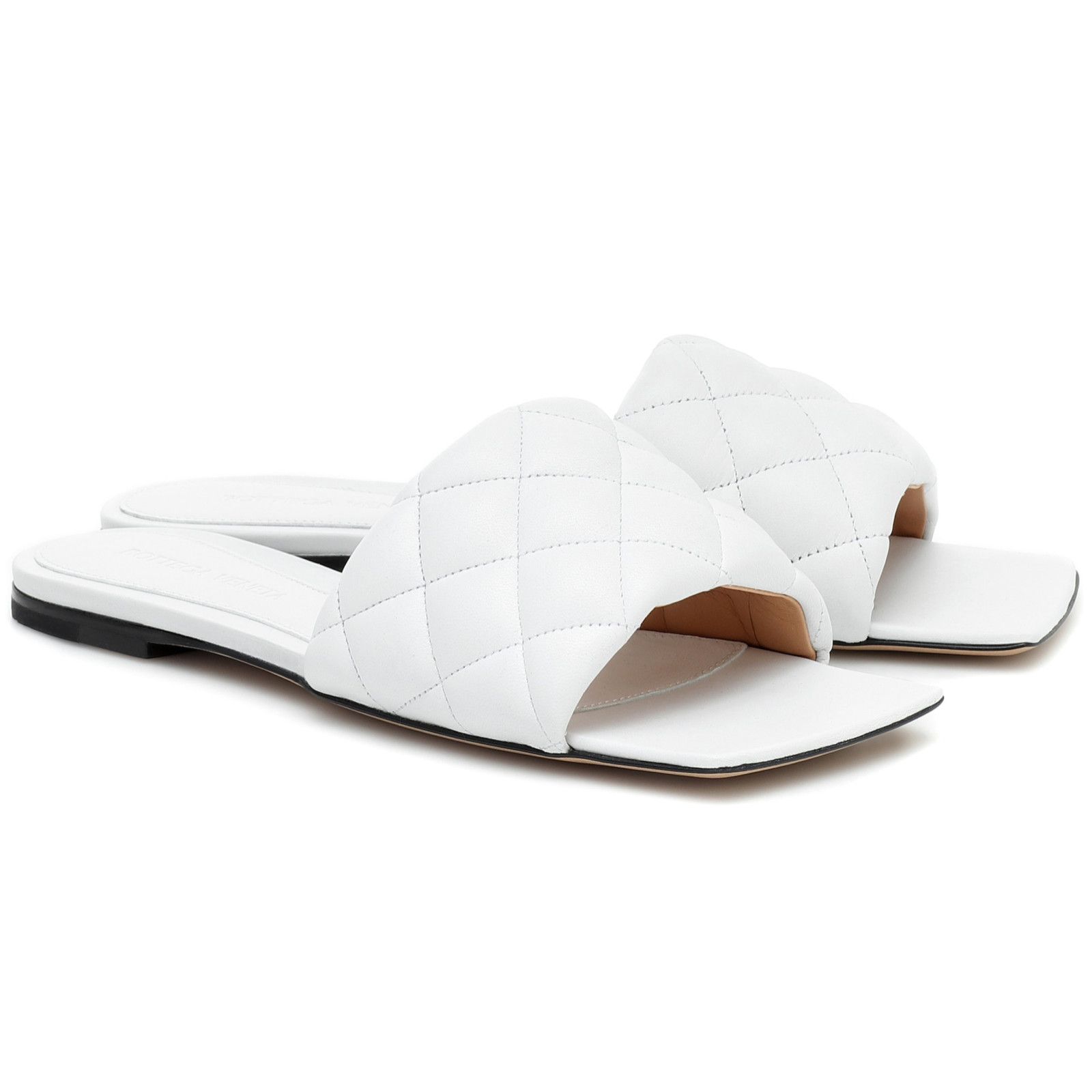 Bottega Veneta Bottega Veneta BV Optic White Padded Leather Quilted Size US 9.5 / IT 39.5 - 2 Thumbnail